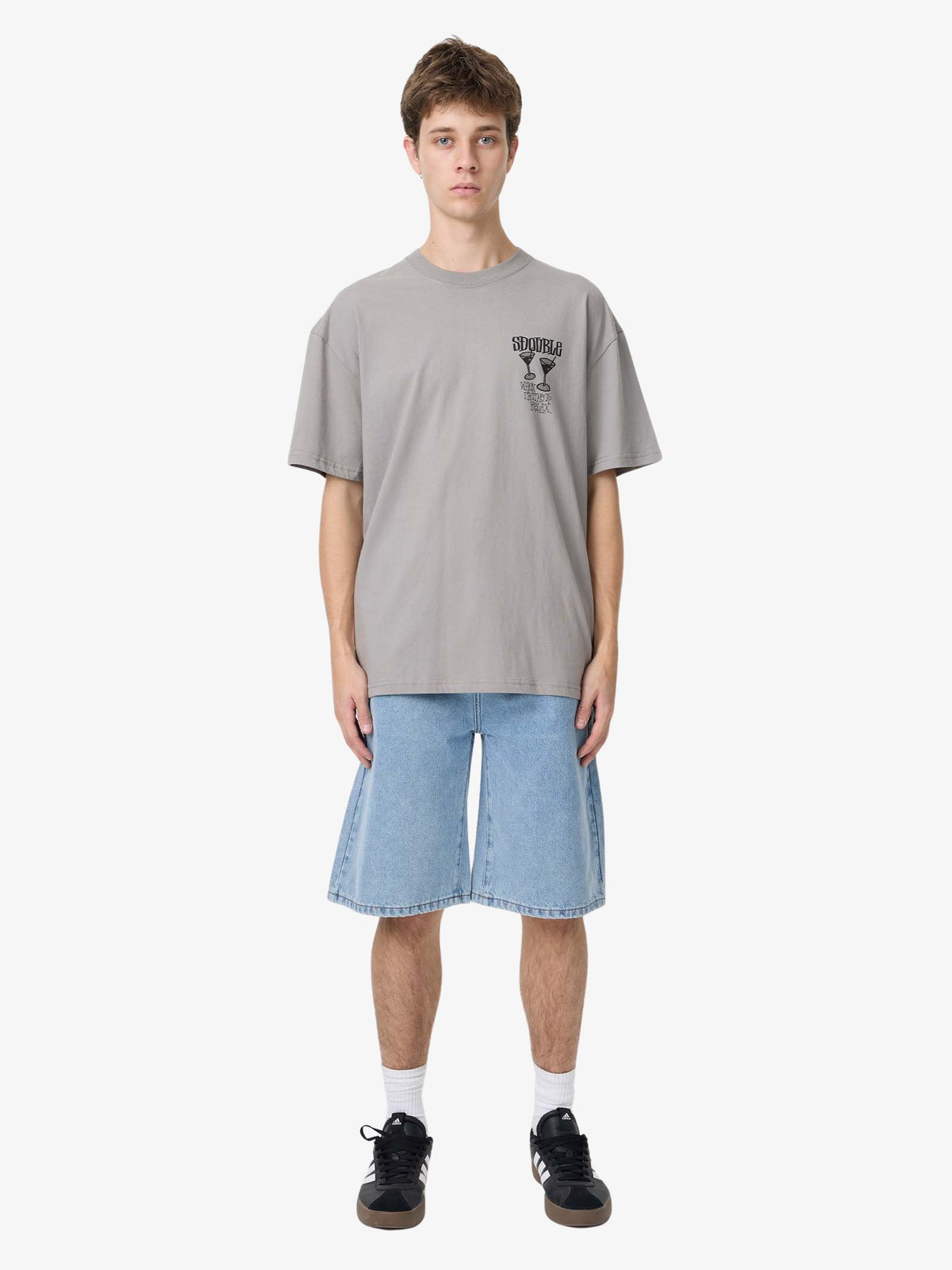 S-Double Time To Relax Ss Tee | Stone