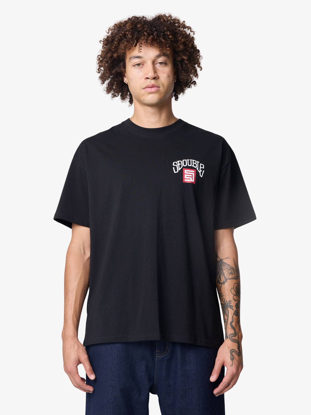 S-Double Rabbit Ss Tee | Black