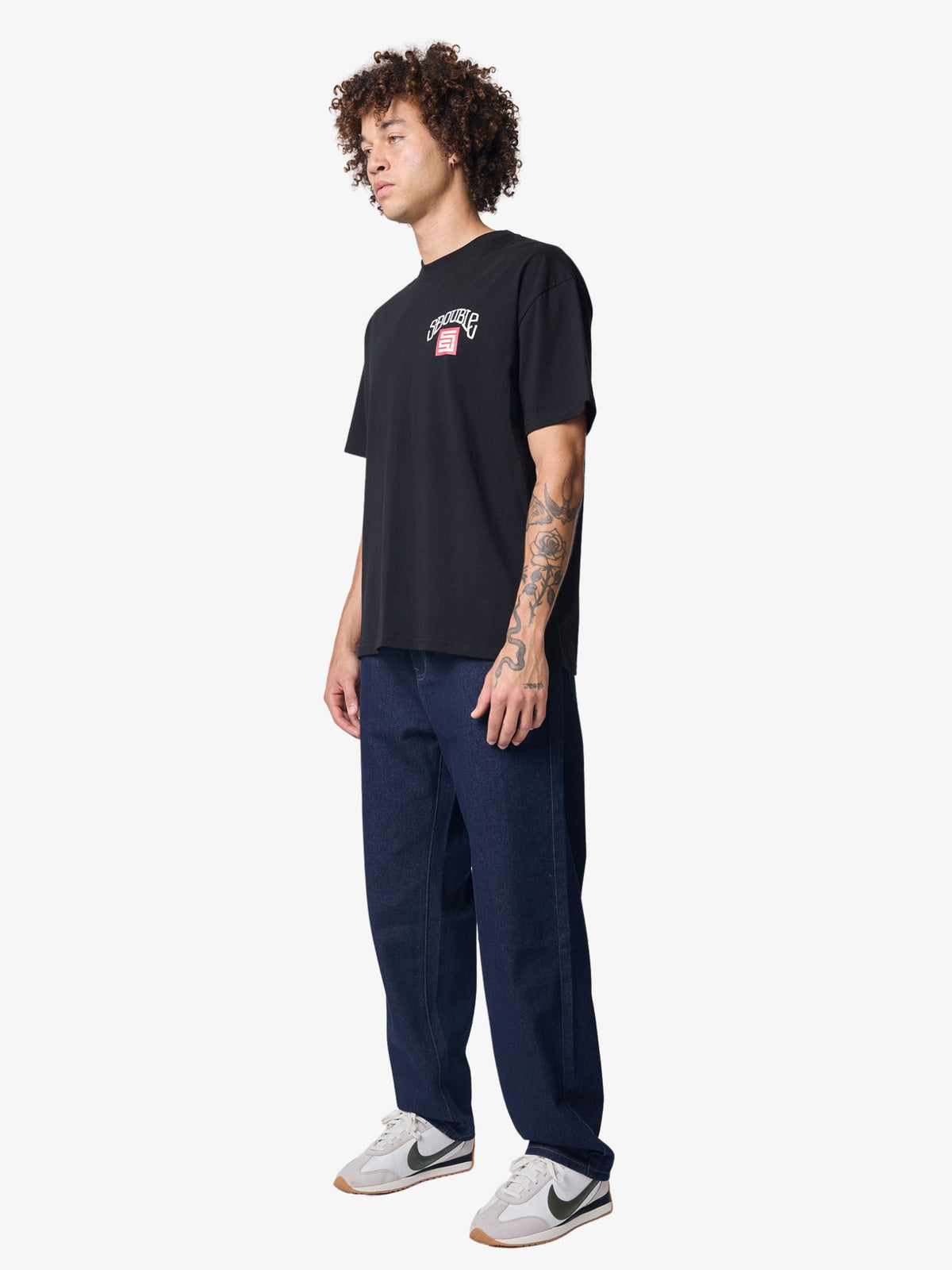 S-Double Rabbit Ss Tee | Black