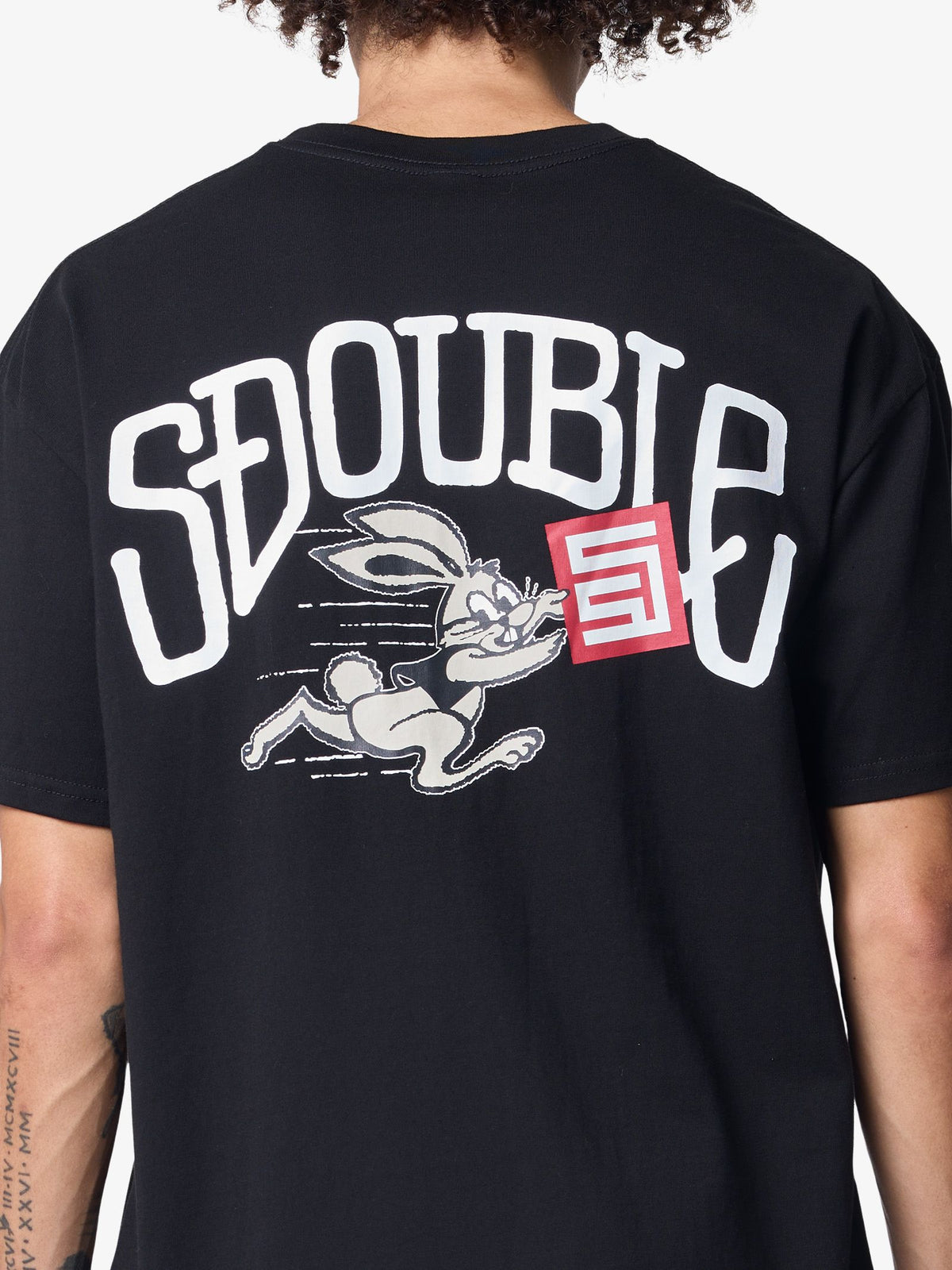 S-Double Rabbit Ss Tee | Black