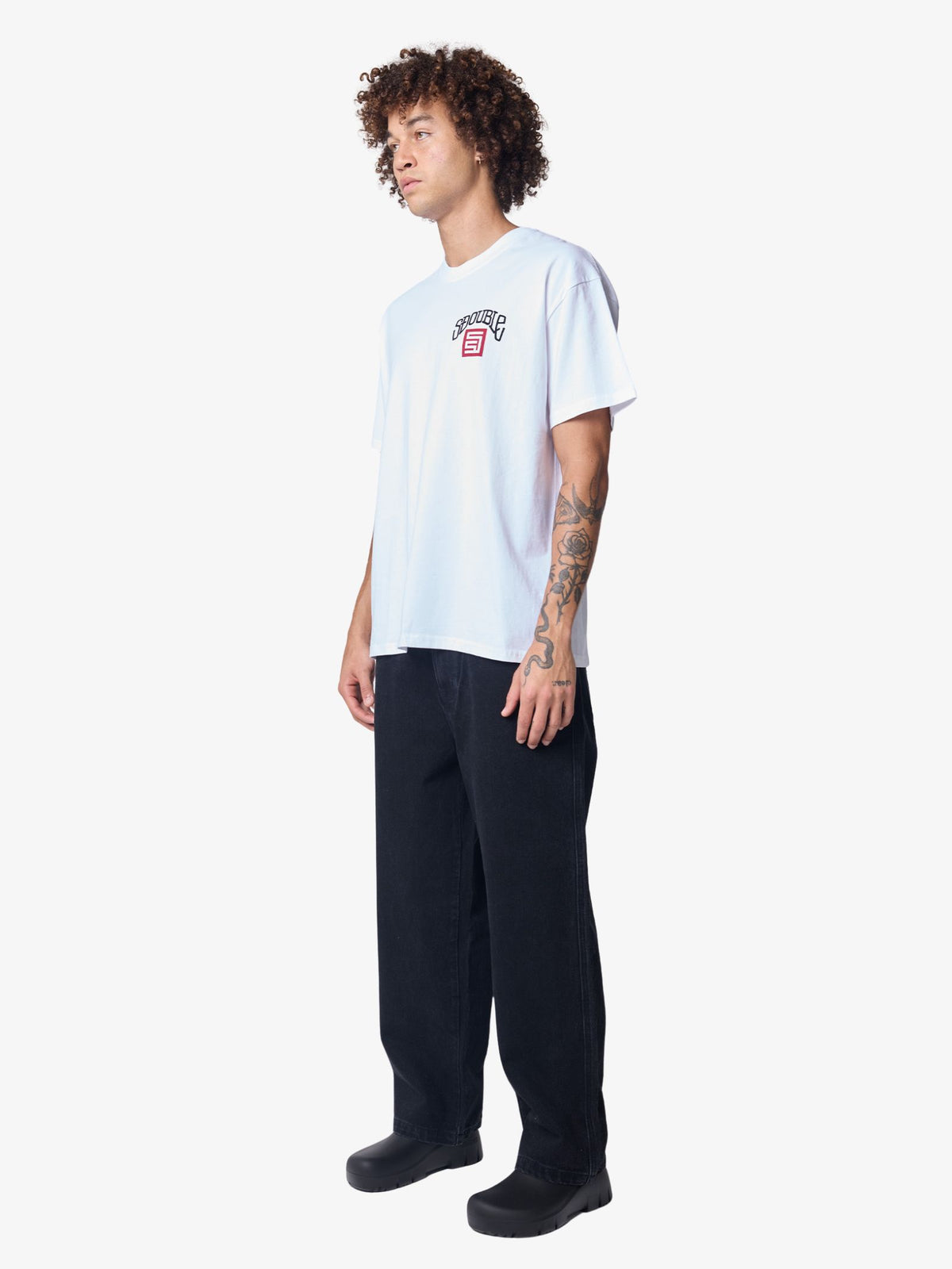 S-Double Rabbit Ss Tee | White