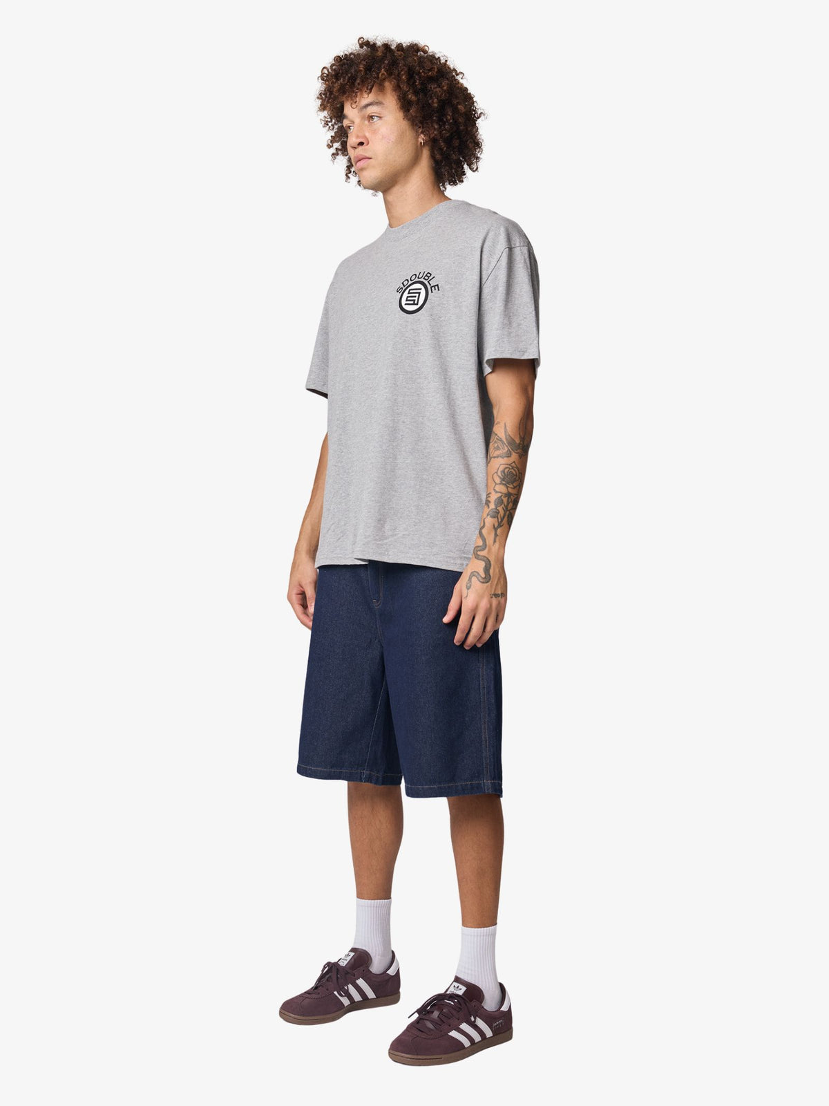 S-Double Workshop Ss Tee | Pigment Grey
