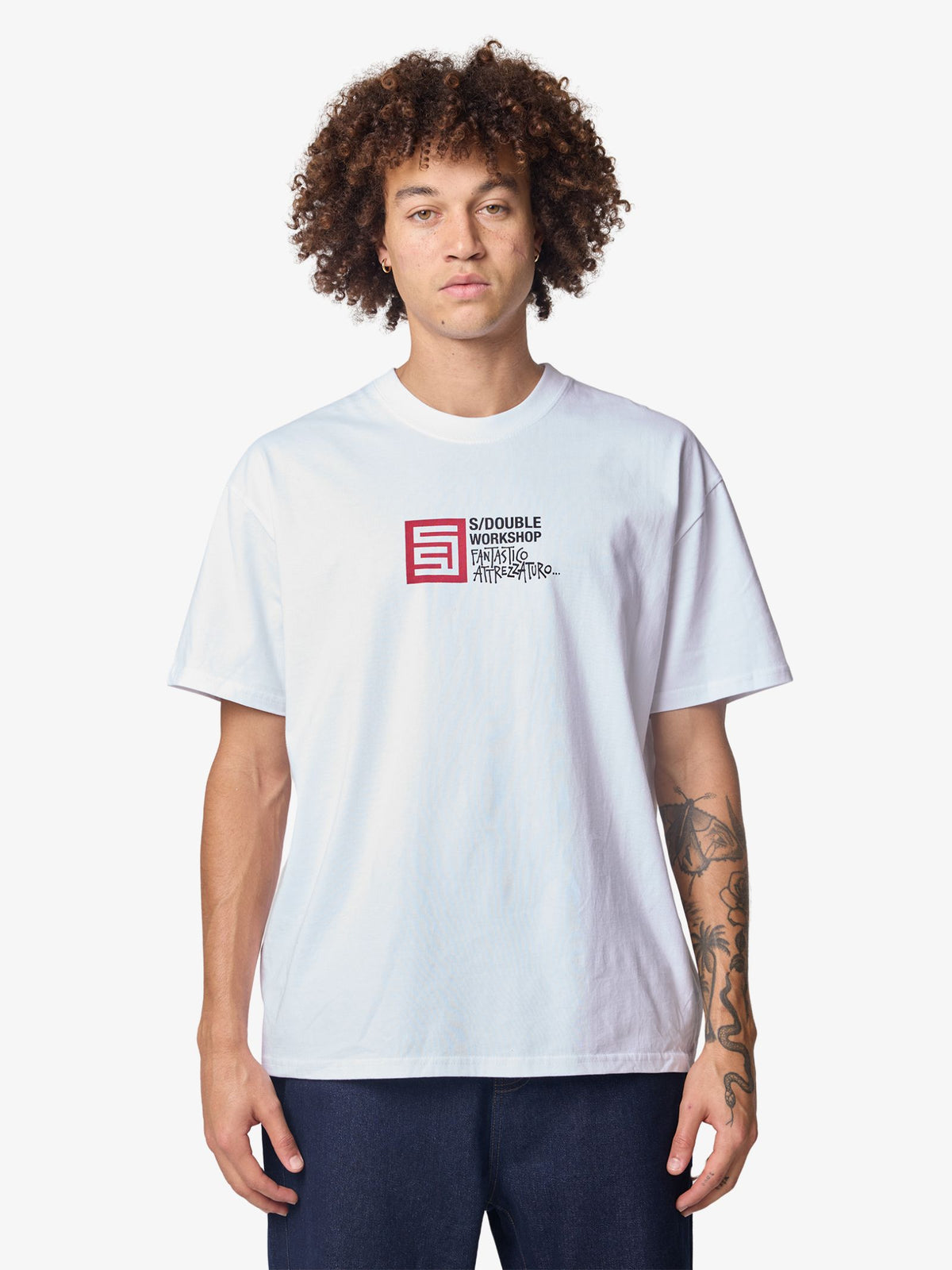 S-Double Fantastico Ss Tee | White