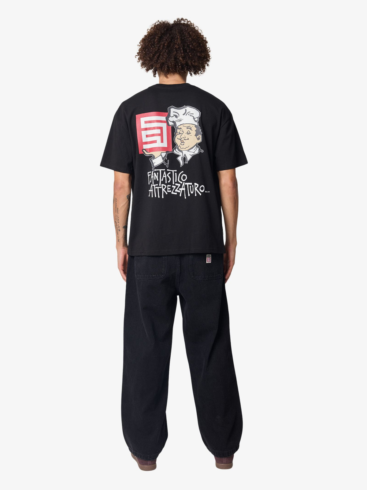 S-Double Fantastico Ss Tee | Black