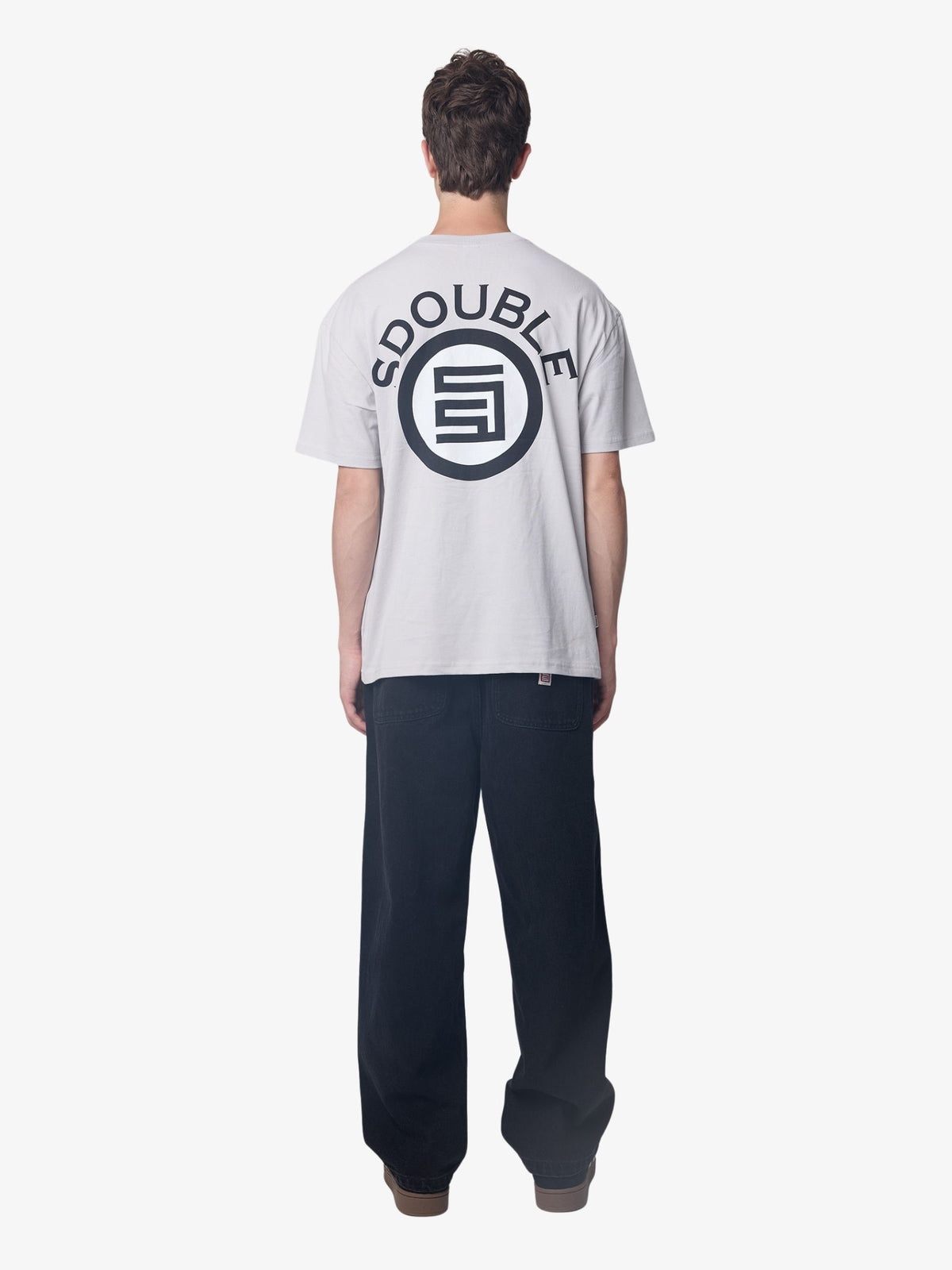 S-Double Arch Dot Short Sleeve Tee | Light Blue