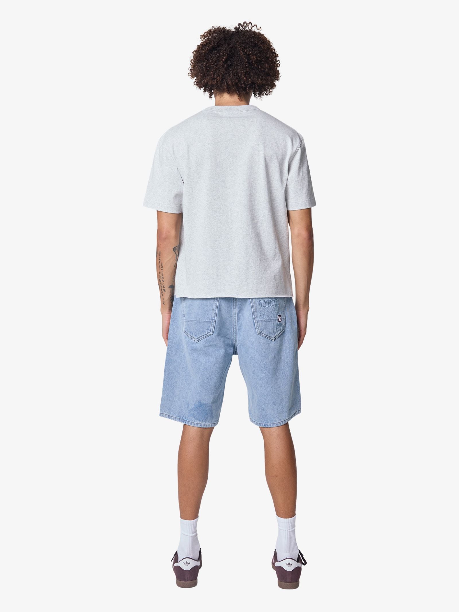 Embroidered 5 Pocket Shorts