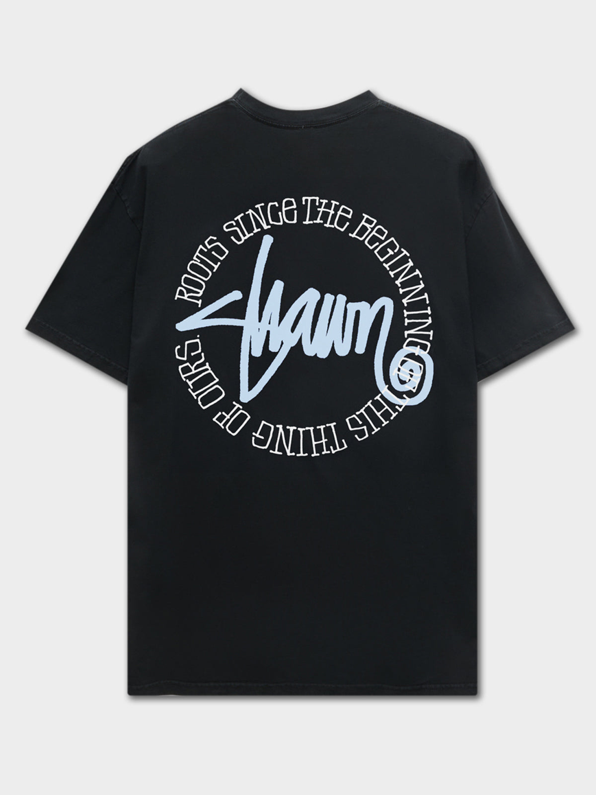 S-Double This Thing Dot Tee | Washed Black