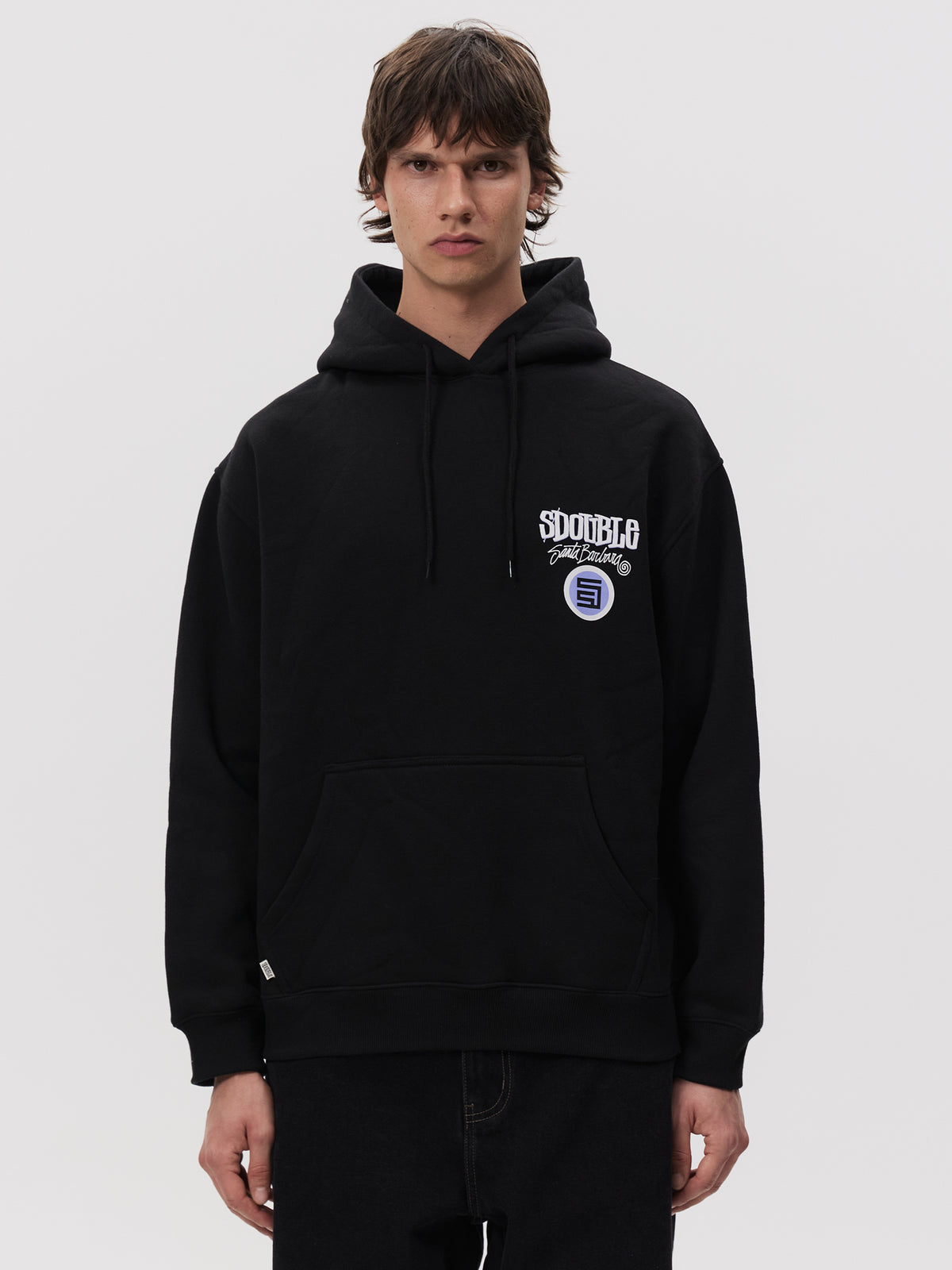 S-Double Mens Combo Platter Hood | BLACK