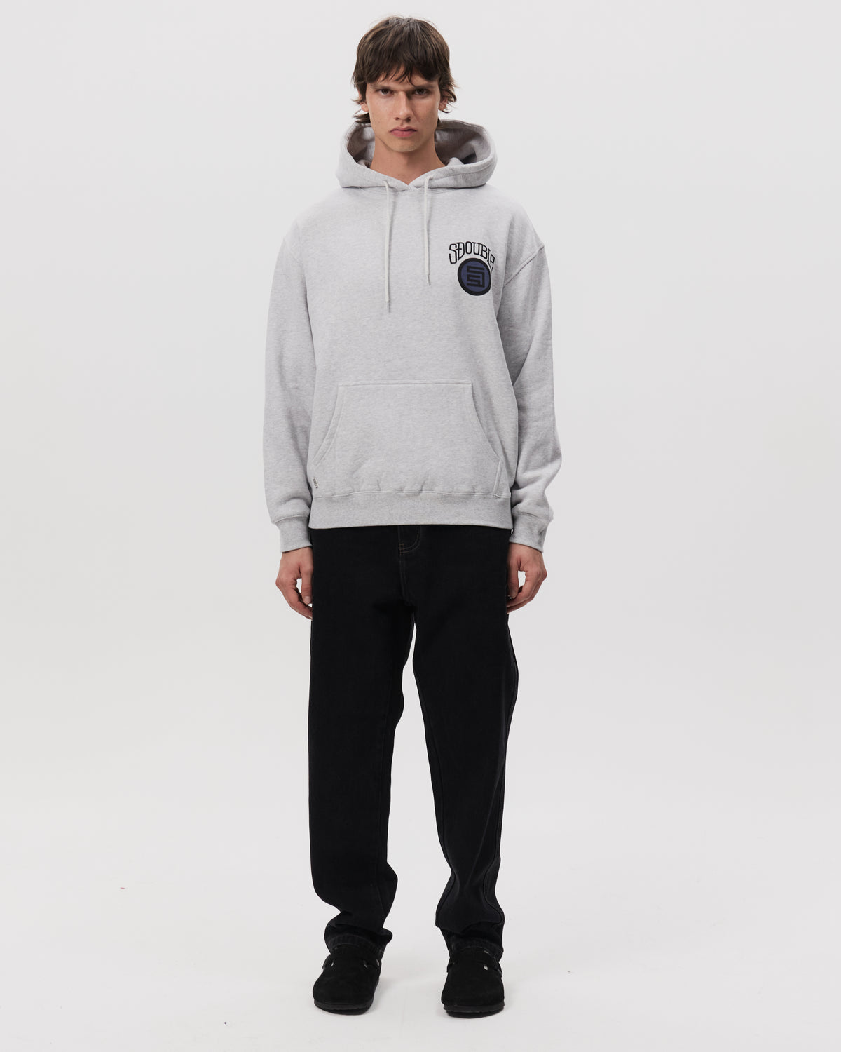 S-Double Goosebumps Hood | Grey Heather