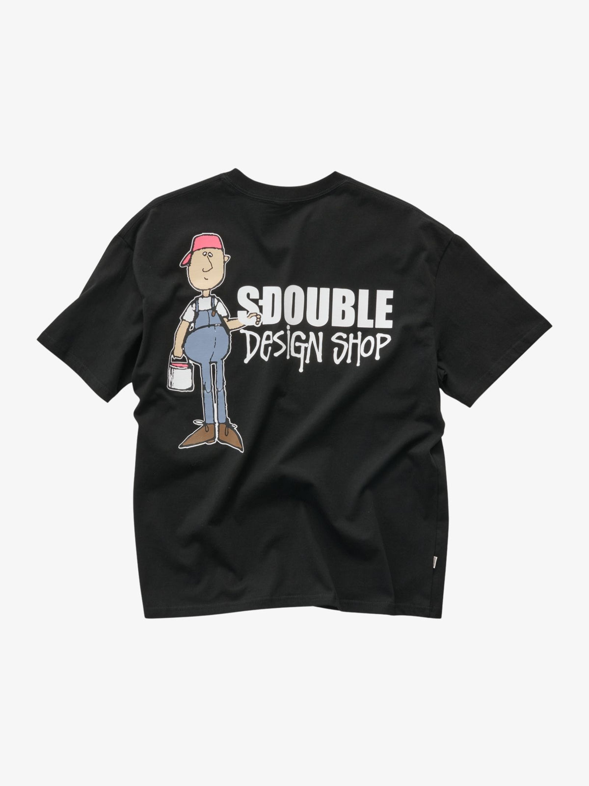 S-Double Painter Tee | Black