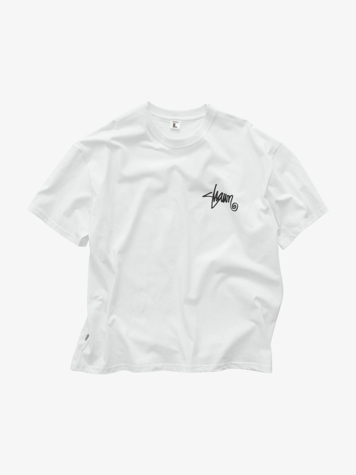 S-Double By Shawn Stussy Shawn Script Ss Tee | White