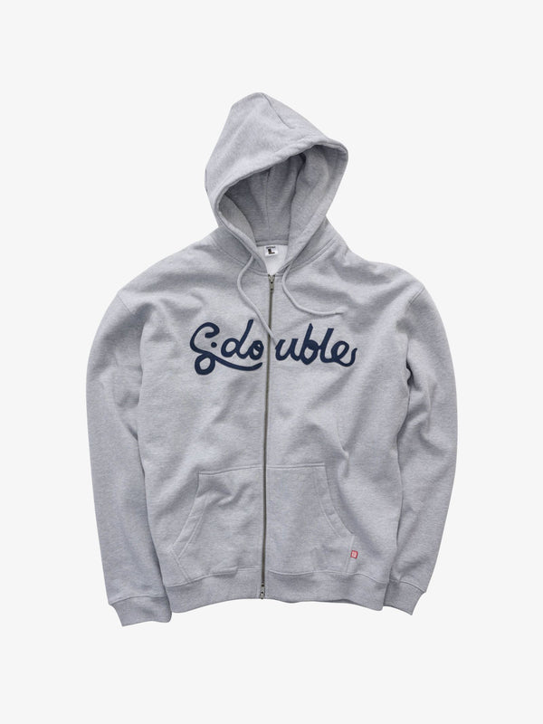 Cursive Zip Hoodie