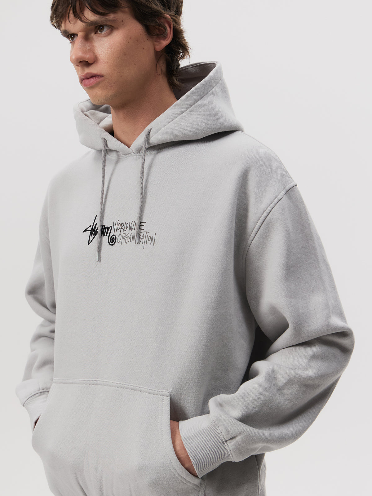 S-Double WWO Crest Hood | Grey