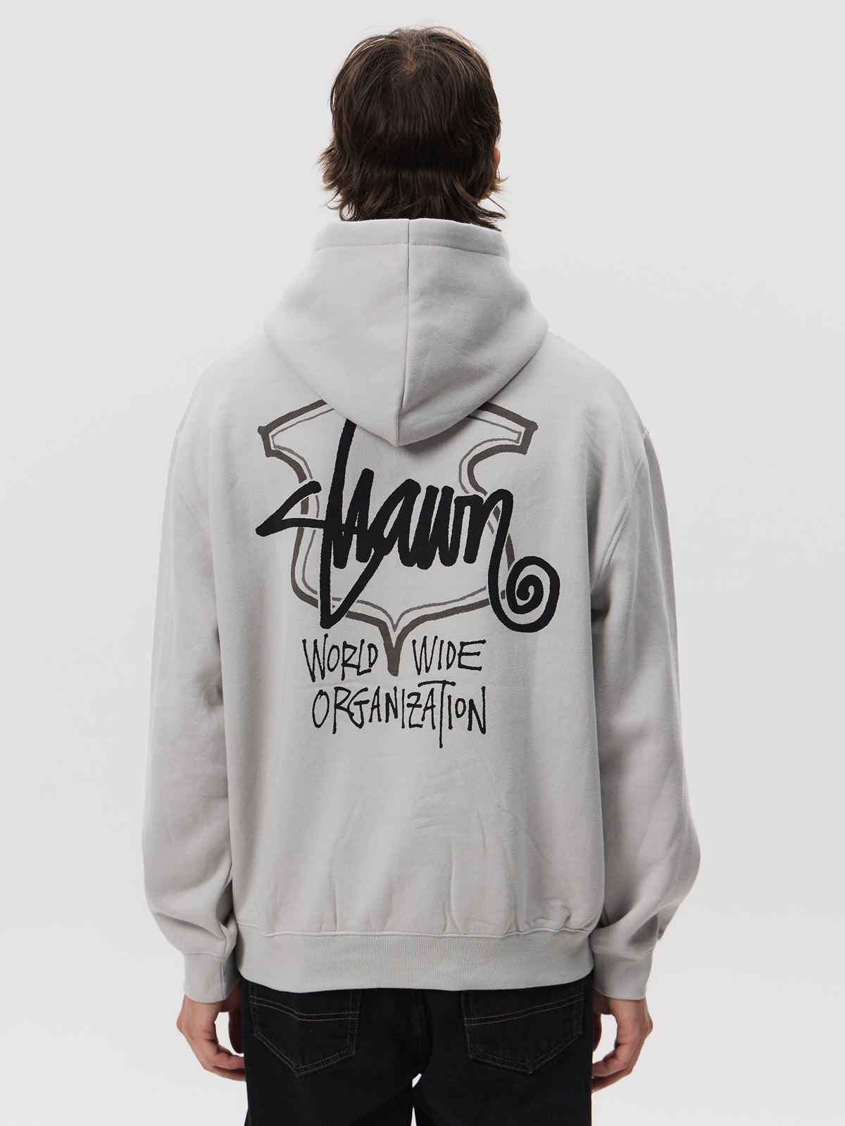 S-Double WWO Crest Hood | Grey