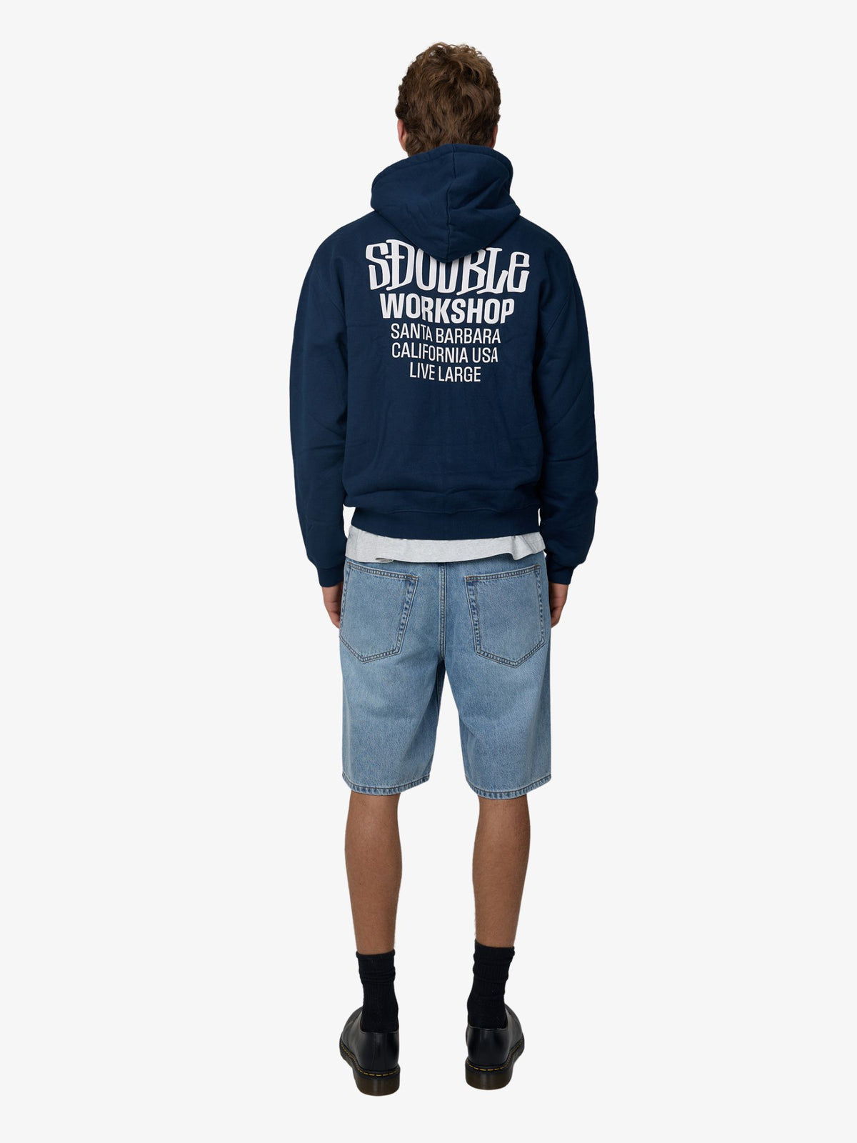 S-Double By Shawn Stussy Workshop Fleece Zip Hood | Navy