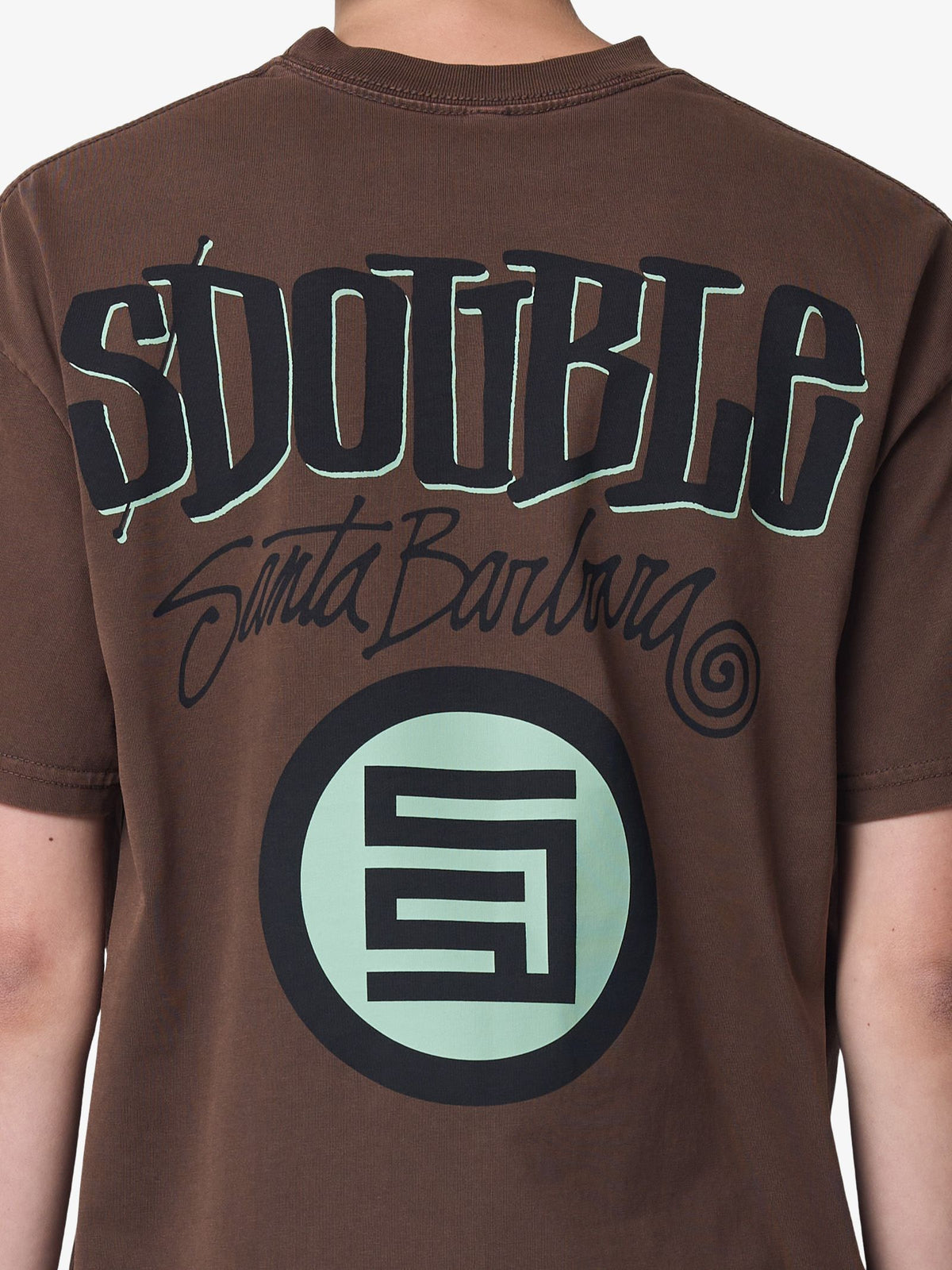 S-Double Combo Platter Tee | WASHED CHOCOLATE