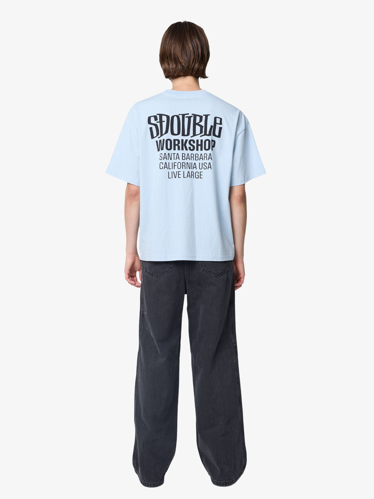 S-Double Workshop Ss Tee | Baby Blue