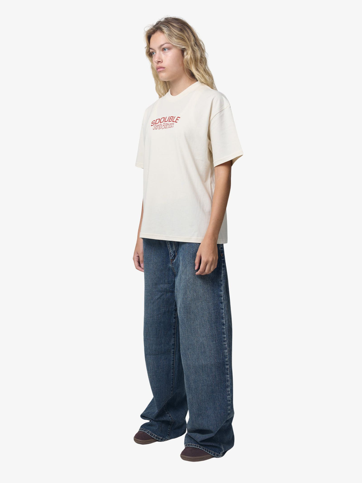 S-Double Santa Barbara Tee | Unbleached