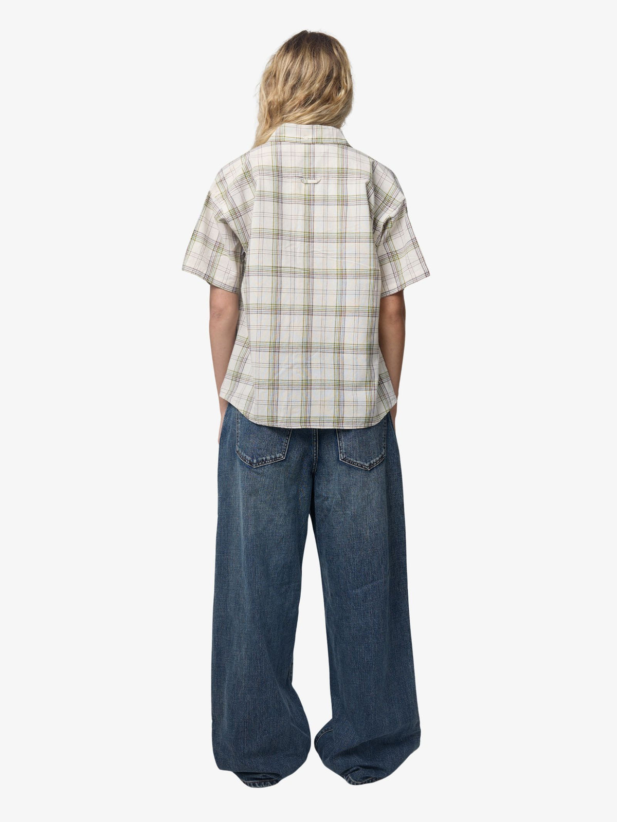 S-Double Channel Shirt | White/Green