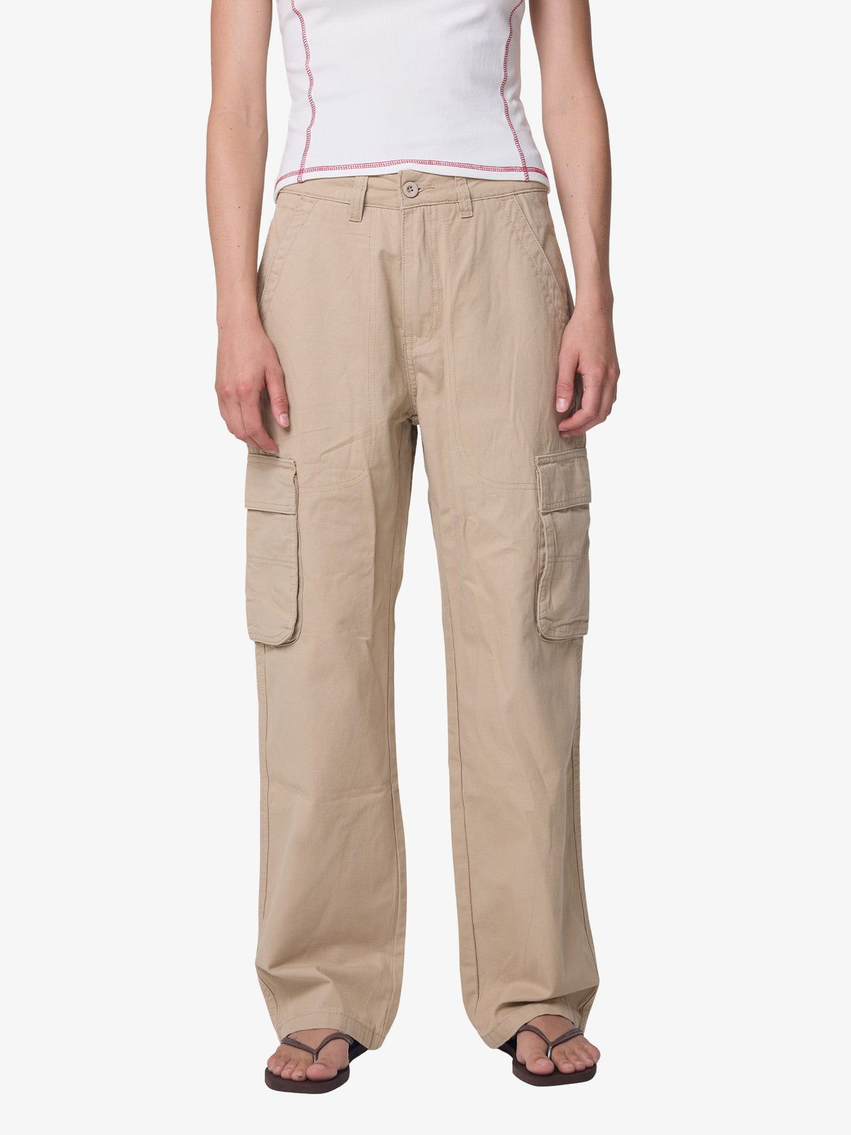 S-Double Cargo Pants | BROWN