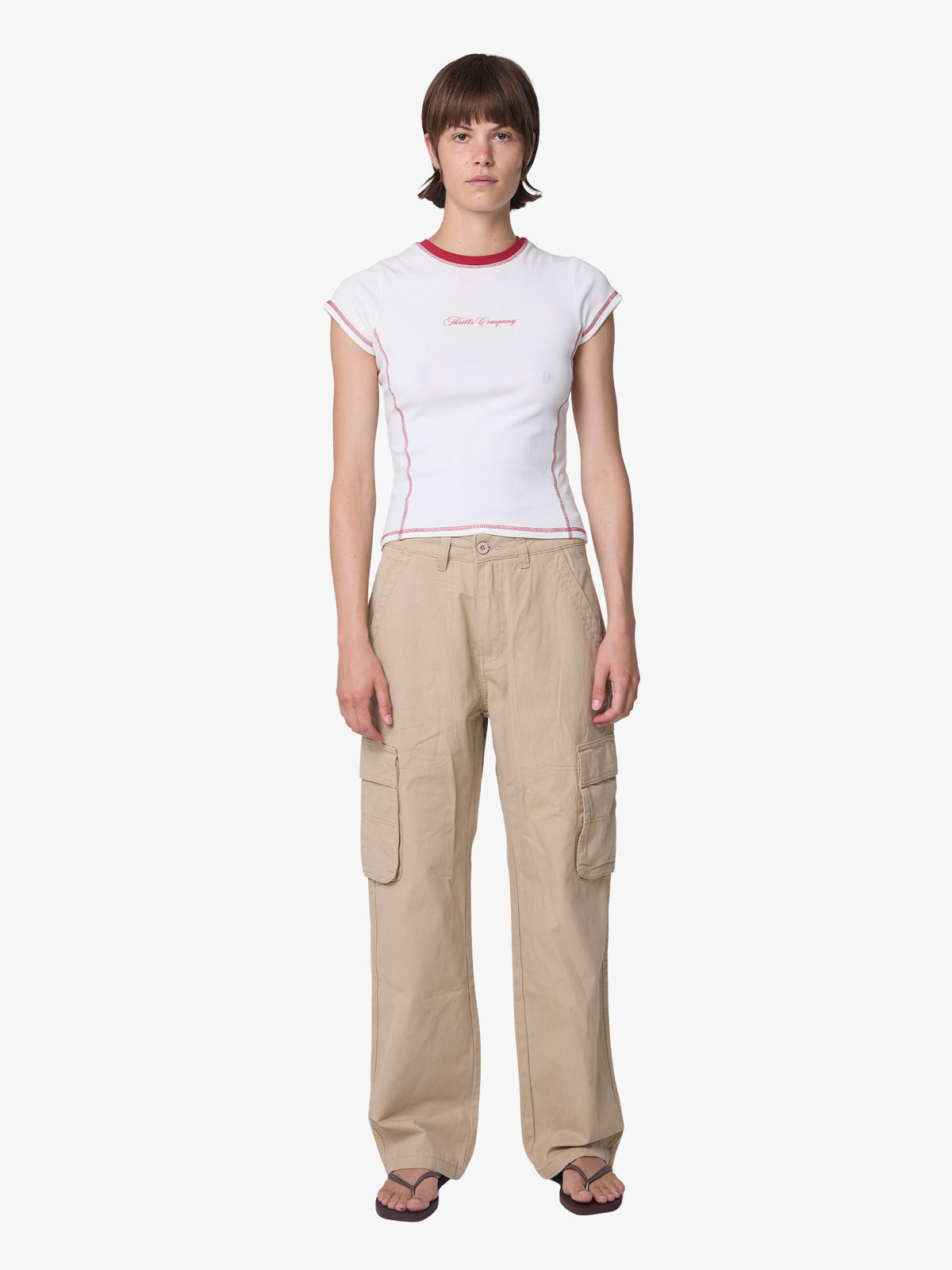 S-Double Cargo Pants | BROWN