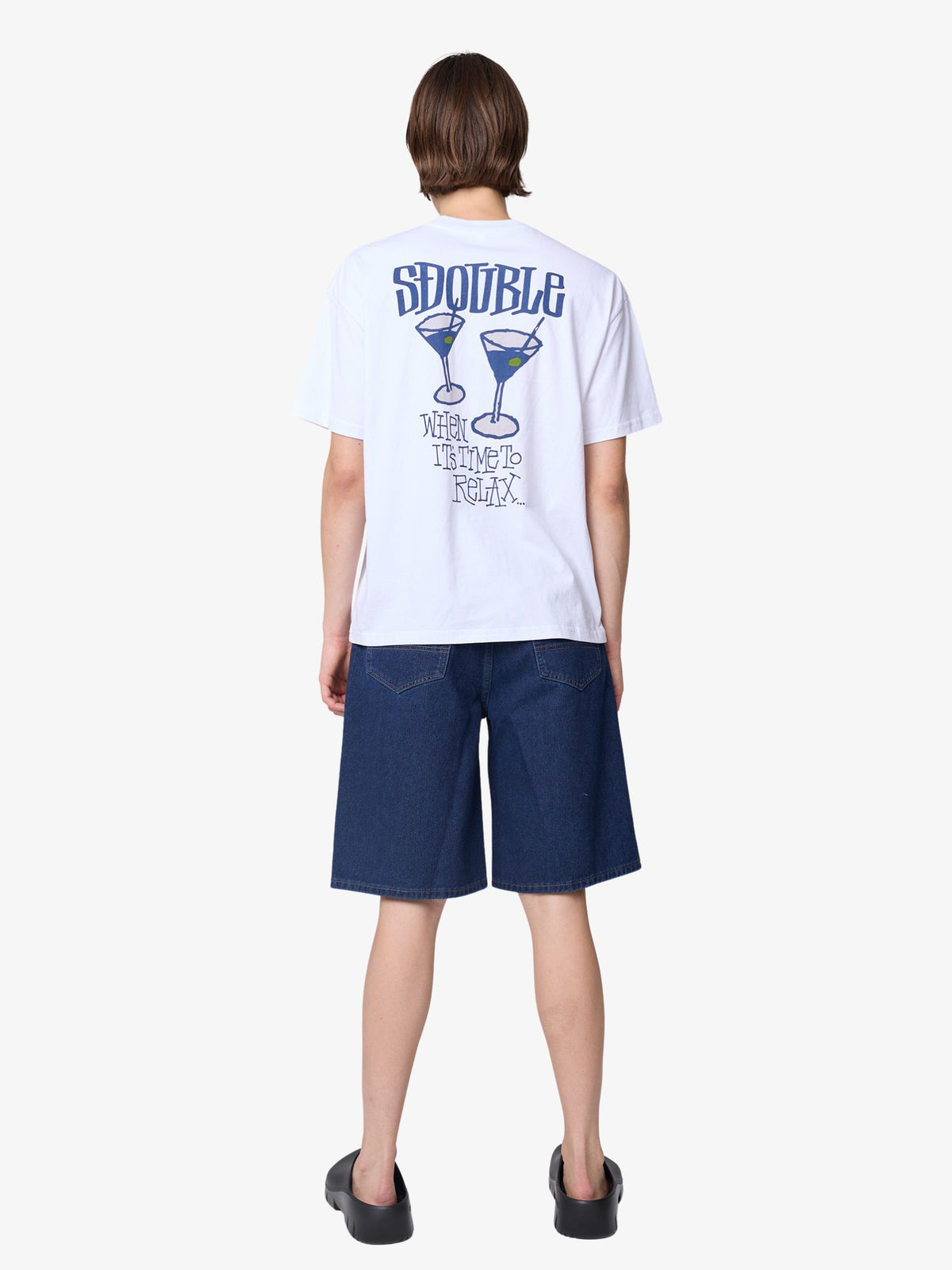 S-Double Time To Relax Tee | WHITE