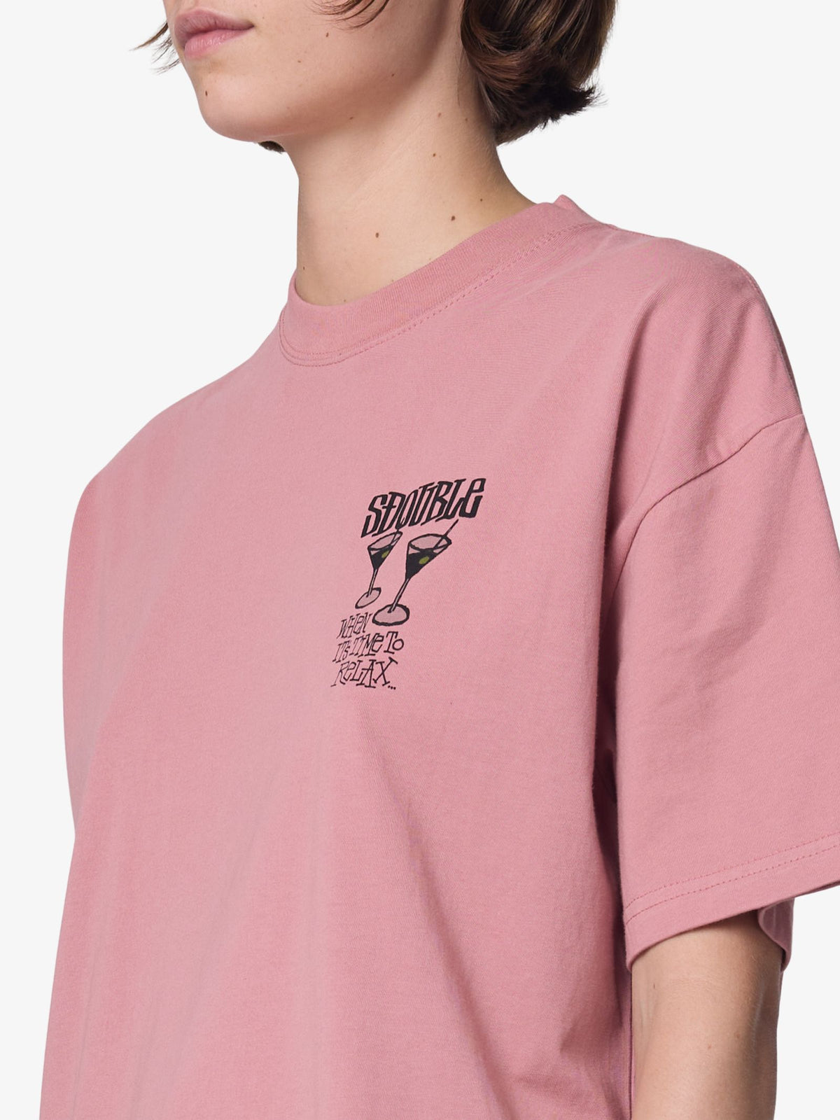 S-Double Time to Relax Tee | ROSE