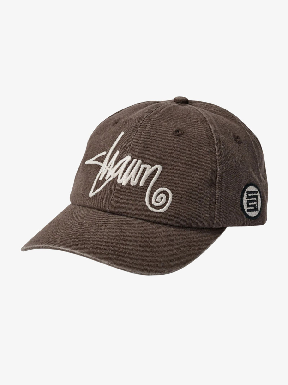 S-Double Shawn Script Strapback Cap | Dark Chocolate