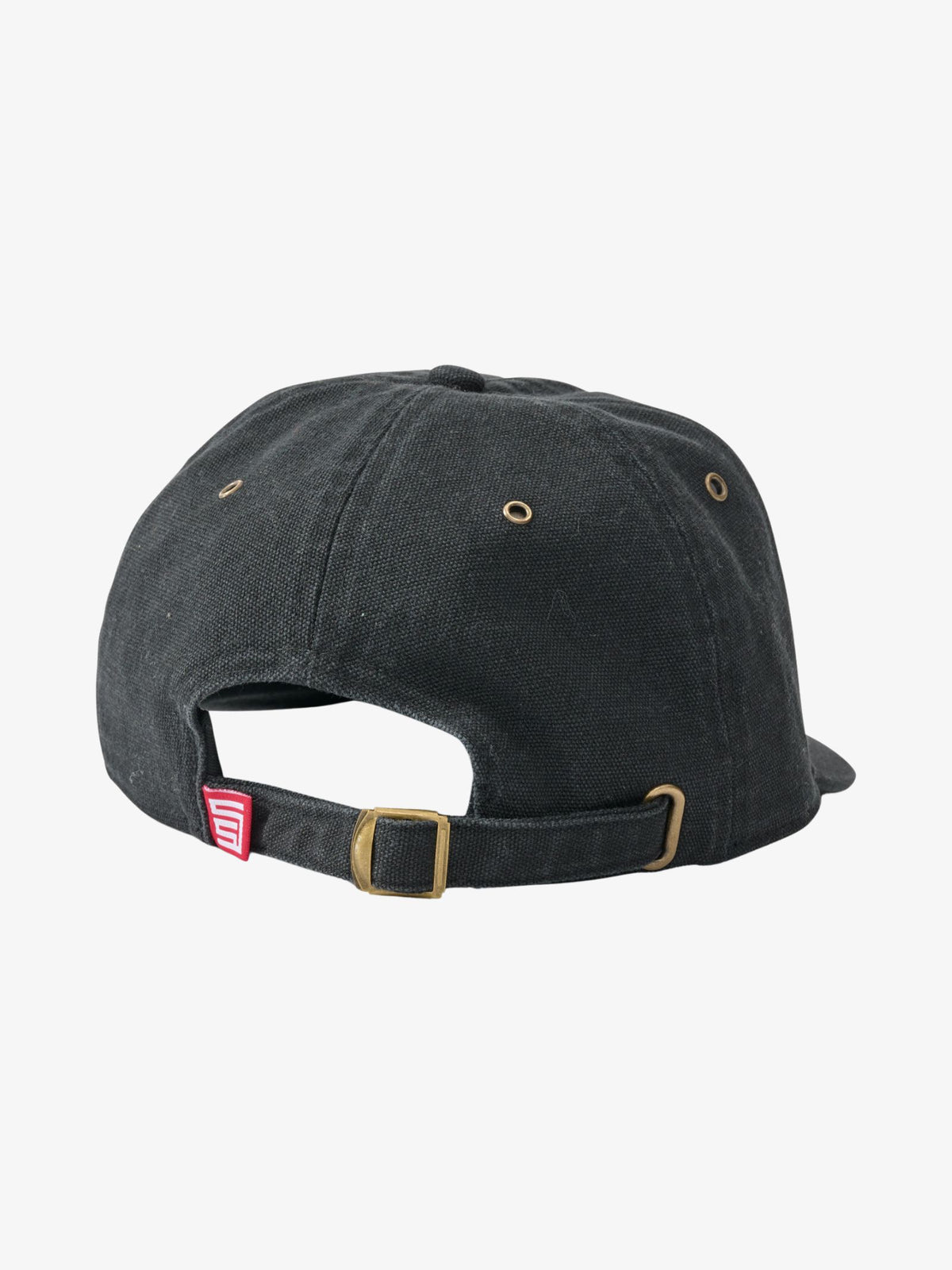 S-Double Block Ranger Canvas Strapback Cap | Black