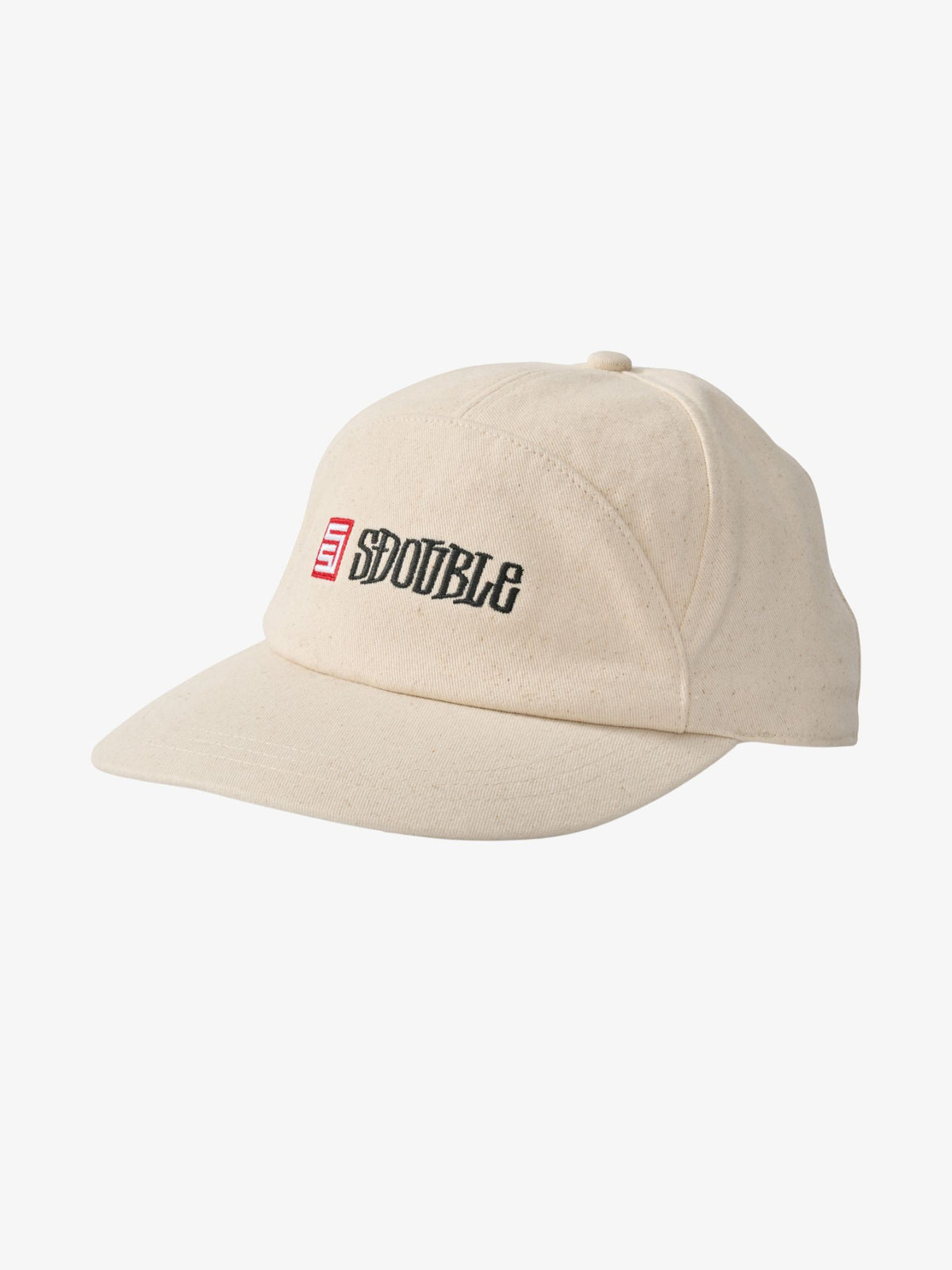 S-Double Stock Worker Twill Strapback Cap | Unbleached