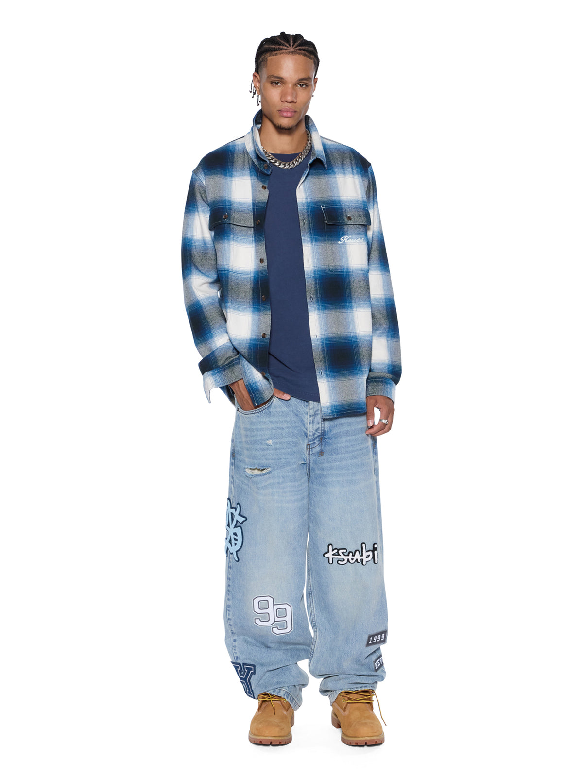 Ksubi Rosebowl LS Shirt Jacket | SALTED BLUE