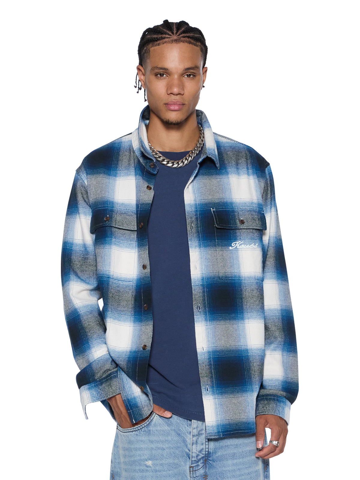 Ksubi Rosebowl LS Shirt Jacket | SALTED BLUE