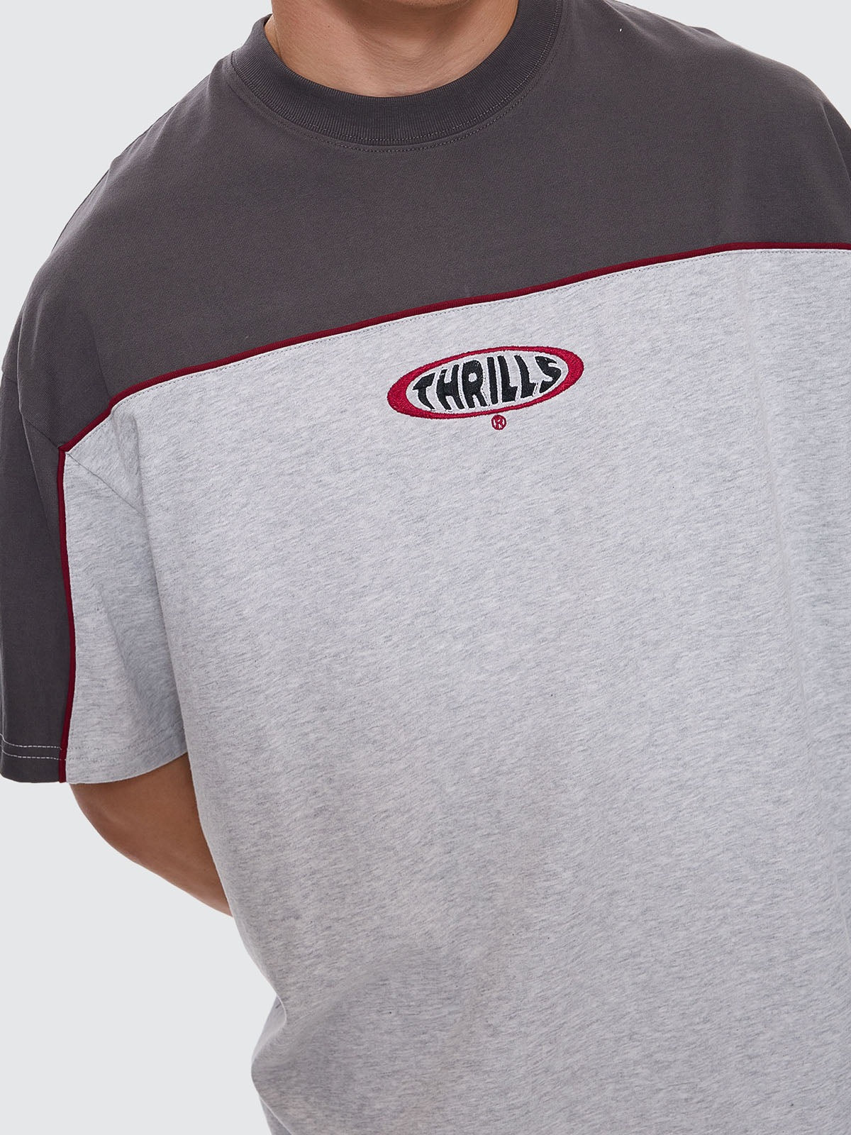 Thrills Shadowless Box Oversize Fit Tee | SNOW MARLE