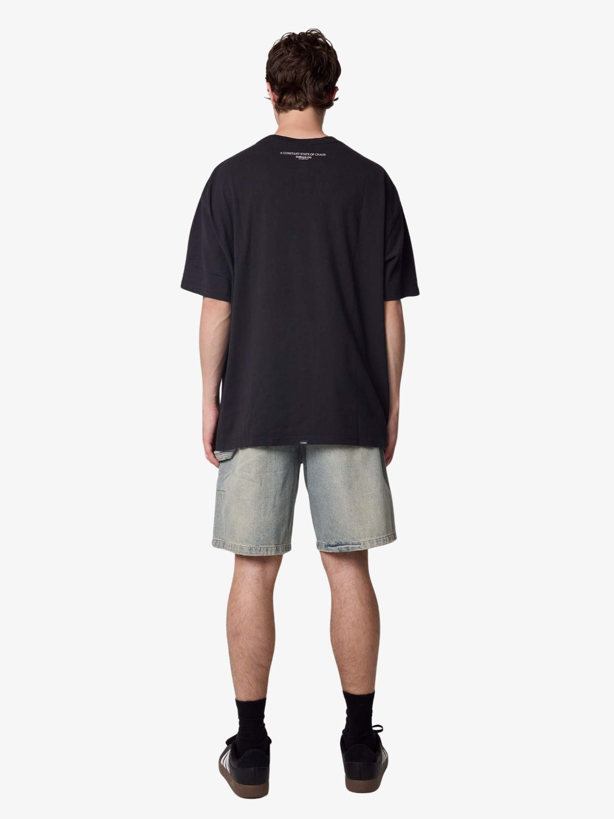 Thrills Everyday Chaos Box Fit Oversize Tee | Washed Black