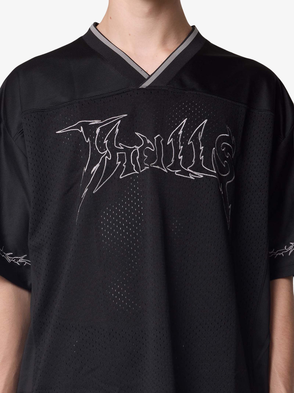 Thrills Rampage Cropped Jersey | Black