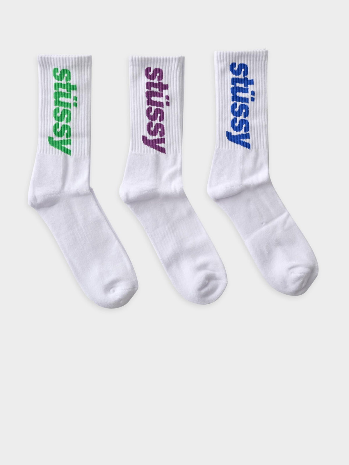 3 Pairs of Helvetica Socks in Multi