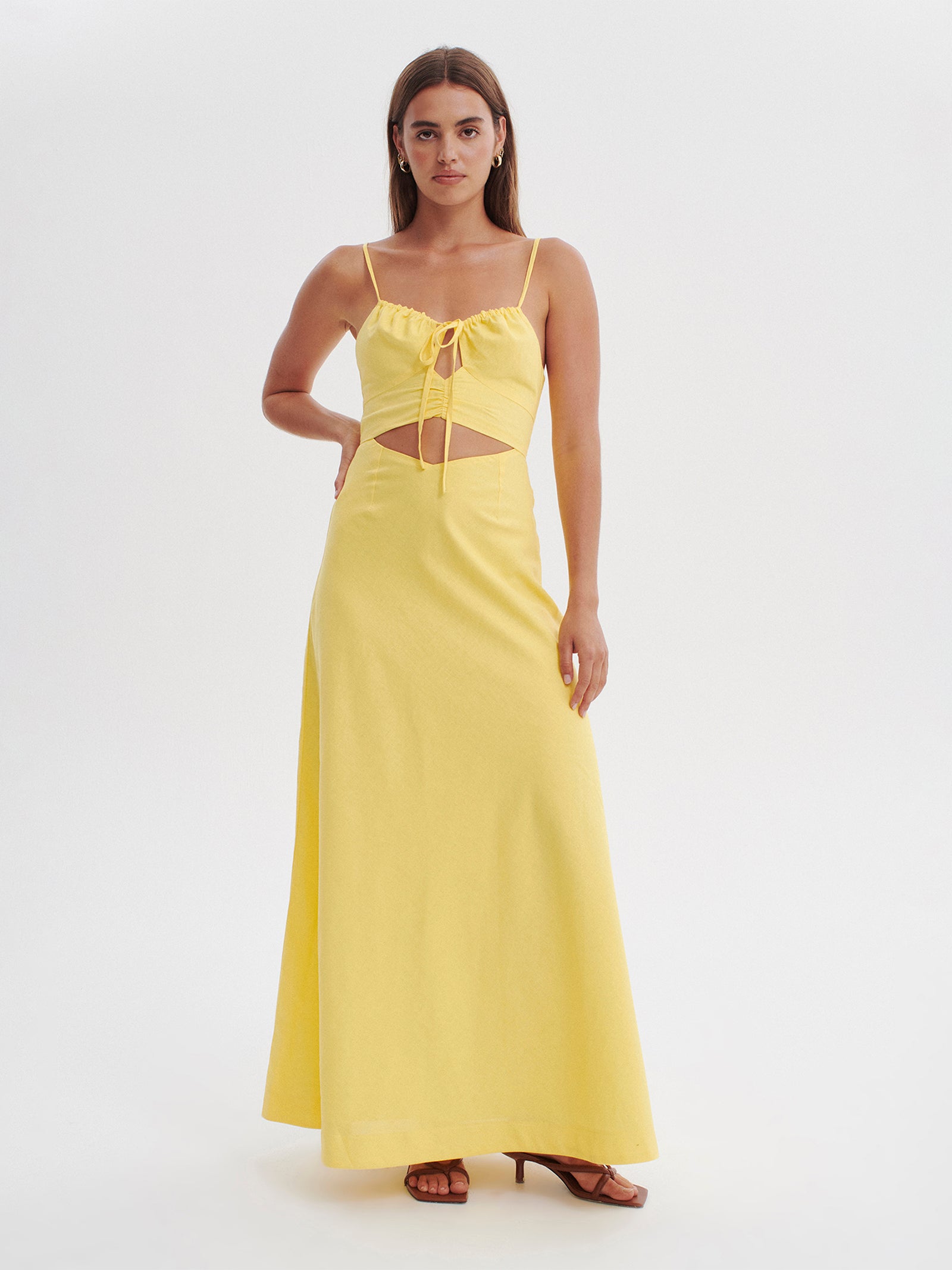 Sundream Maxi Dress in Sunshine Yellow