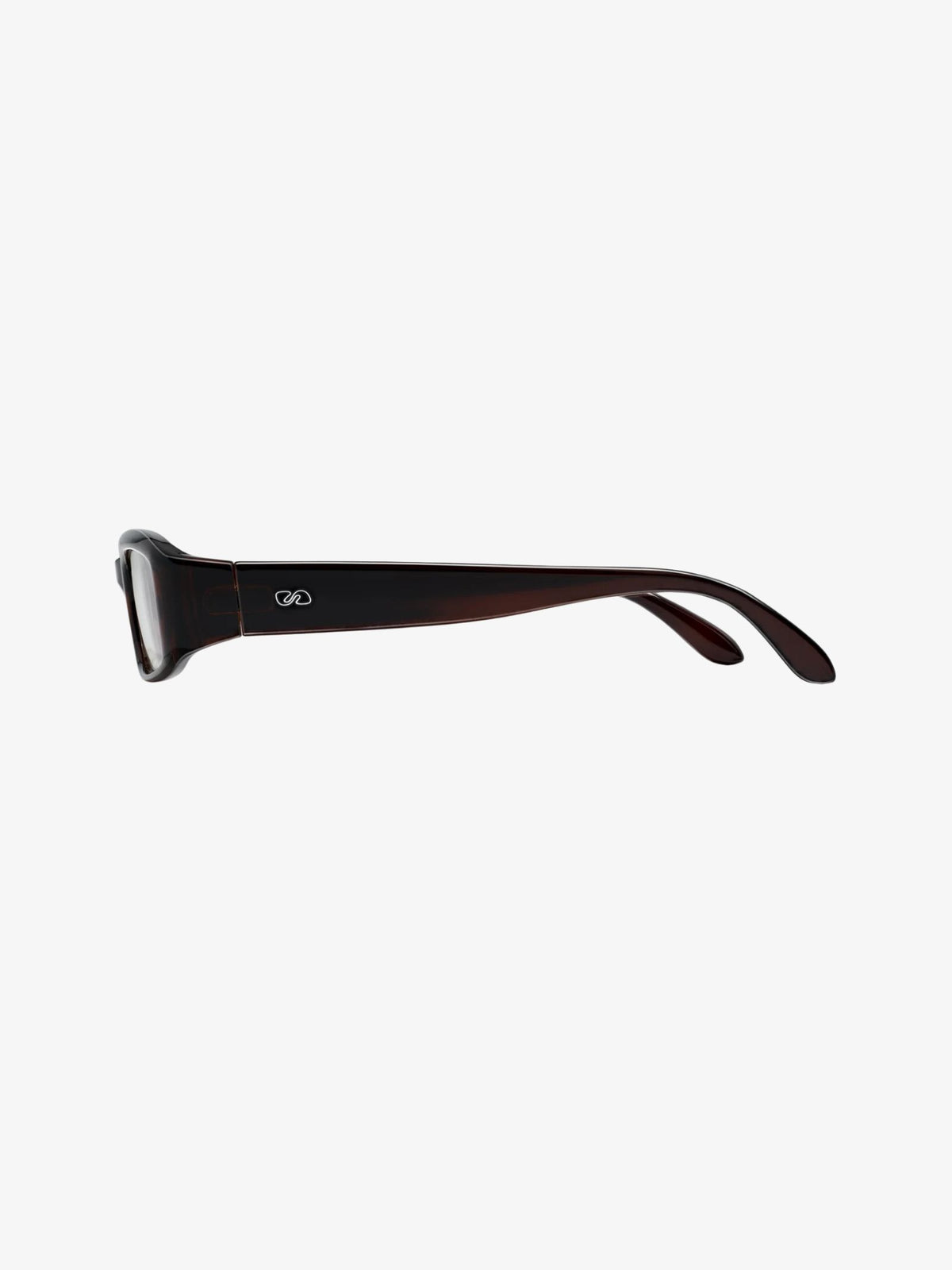 Szade Recycled Hart Sunglasses | Espresso/Clear Anti Blue Light