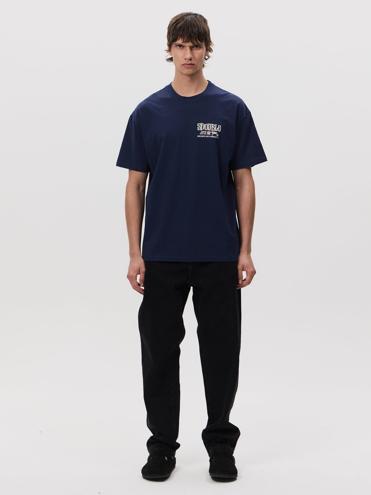 S-Double Workgear SS Tee | Navy