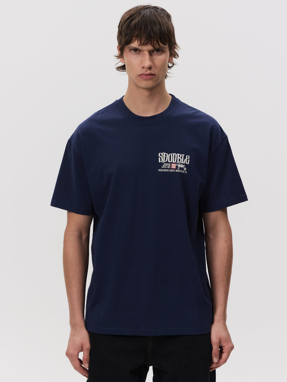 S-Double Workgear SS Tee | Navy