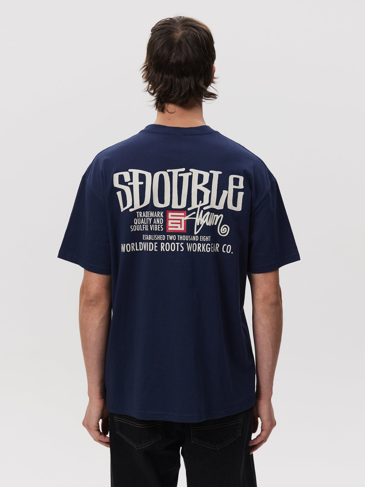 S-Double Workgear SS Tee | Navy
