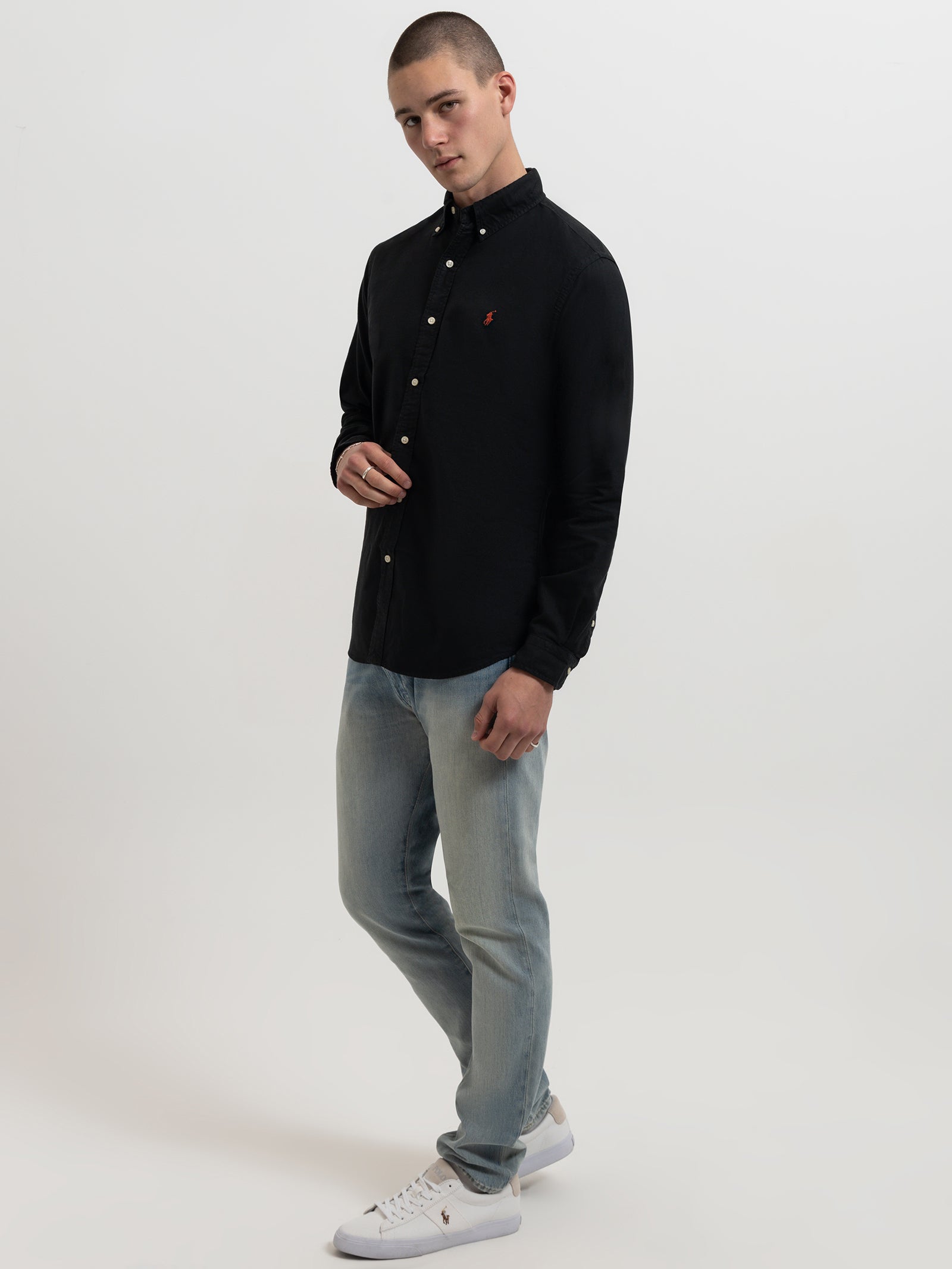 Long Sleeve Embroidered Shirt