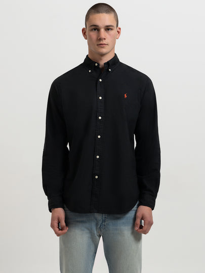 Long Sleeve Embroidered Shirt