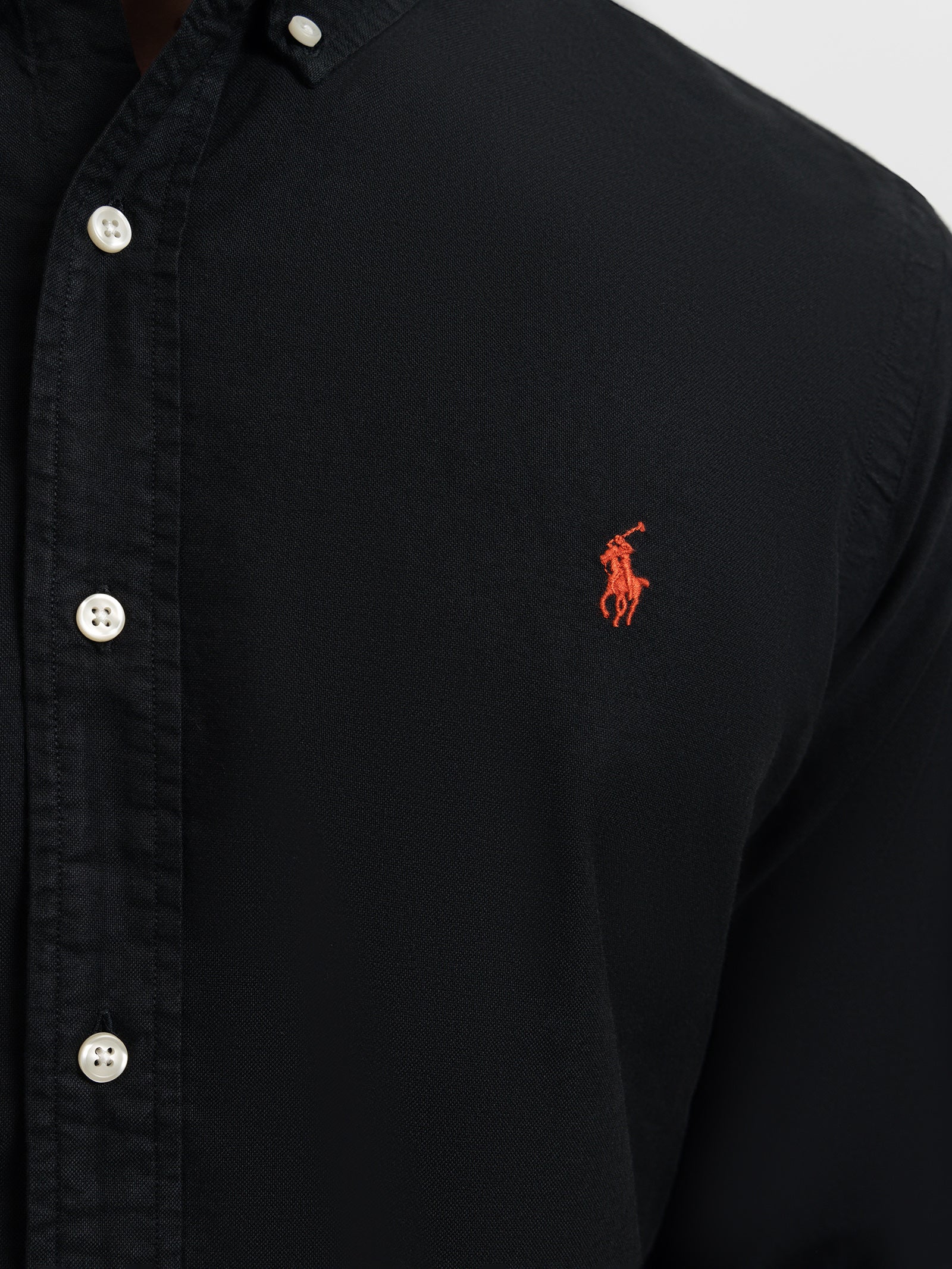 Long Sleeve Embroidered Shirt