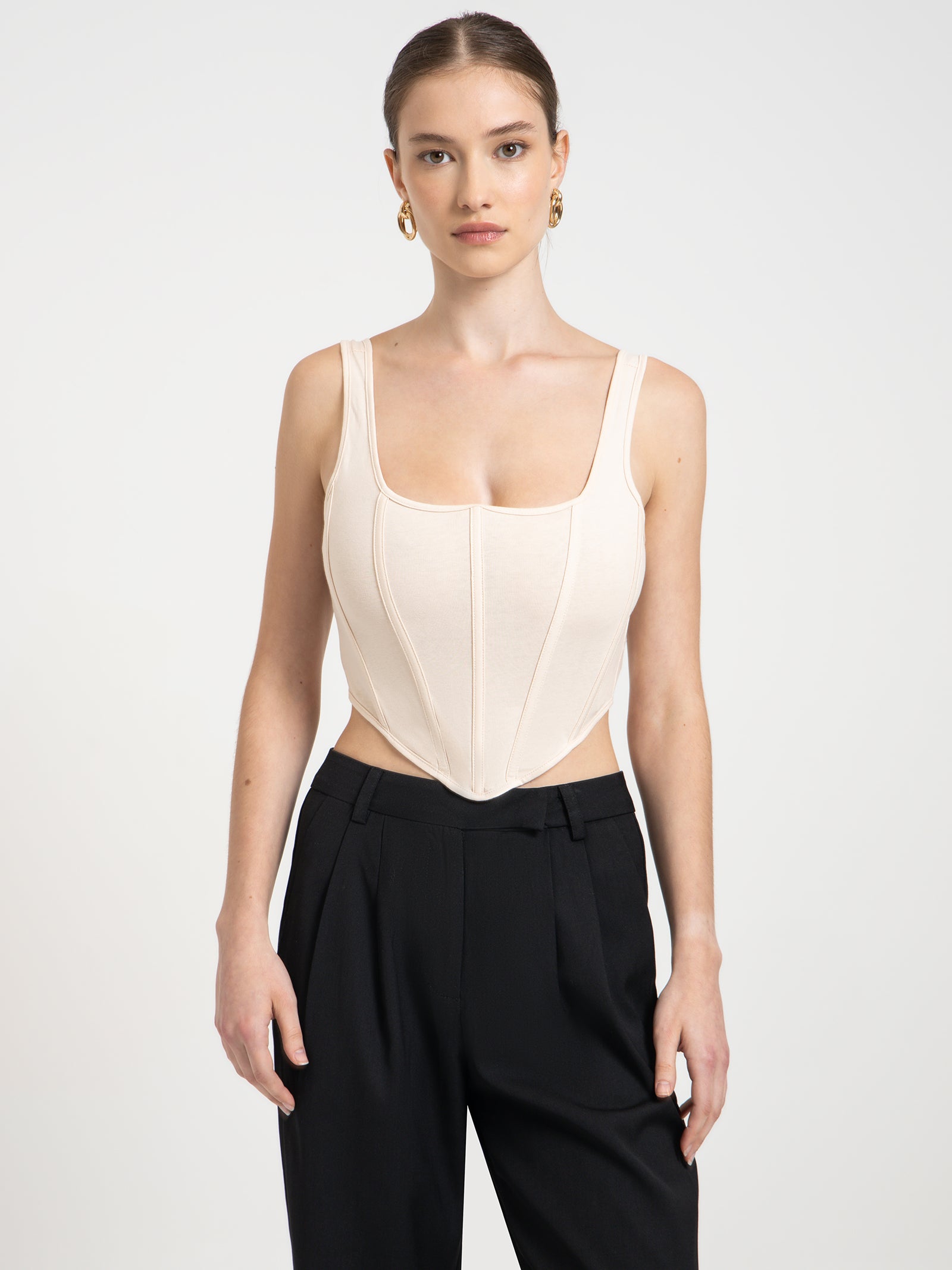 Raef The Label Gia Corset Beige | Glue Store