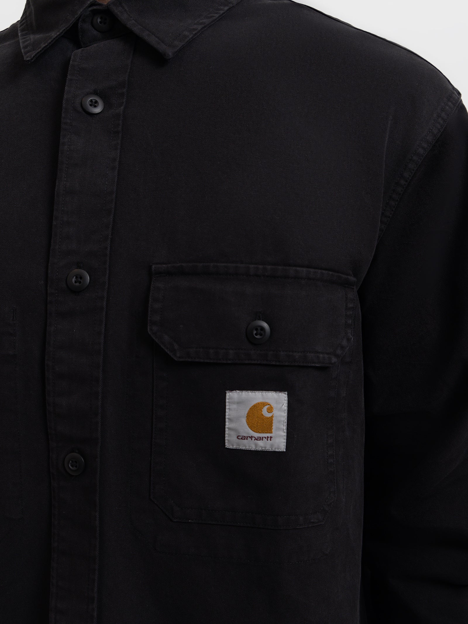 CARHARTT WIP RENO SHIRT JACKET ブラック Carhartt WIP Reno Shirt Jac, Black | Official Online Store