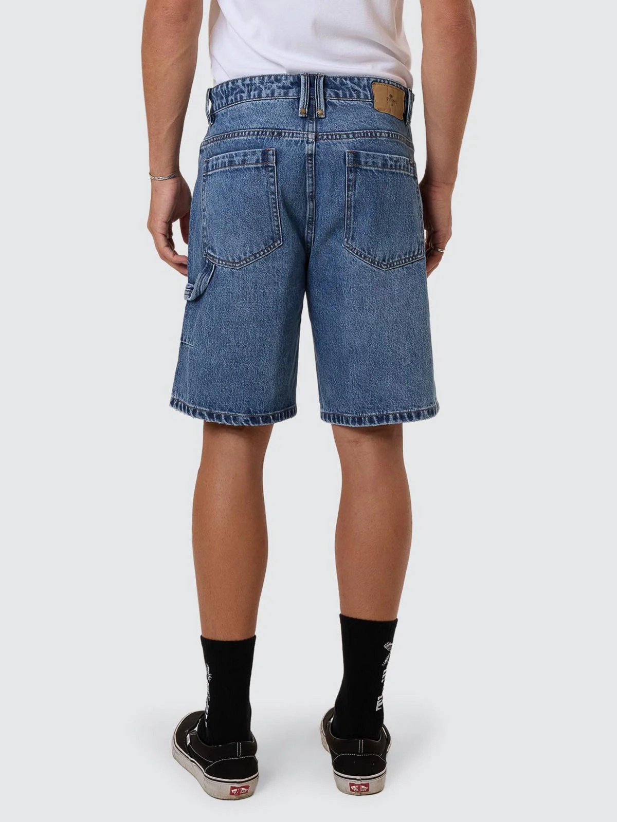 Thrills Slacker Denim Short | Stoned Blues