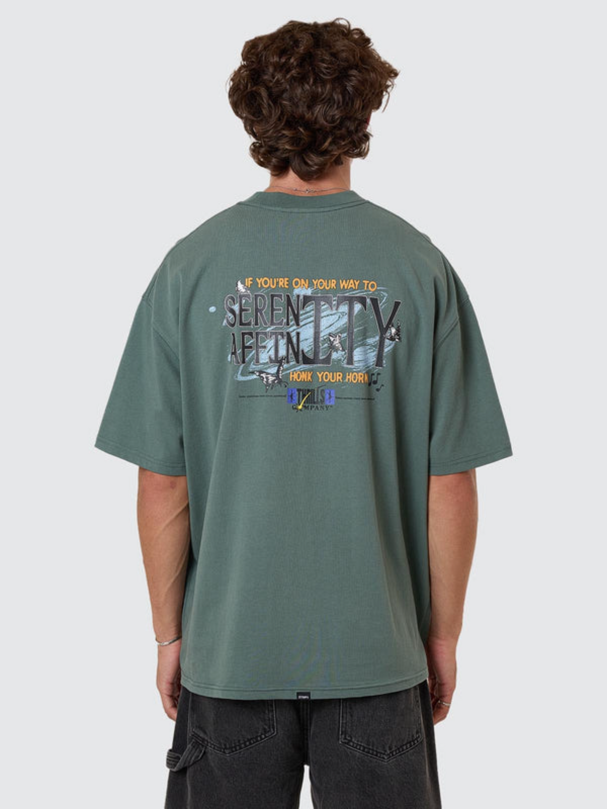 Thrills Men's Serenity Affinity Oversize T-Shirt | Sea Pine