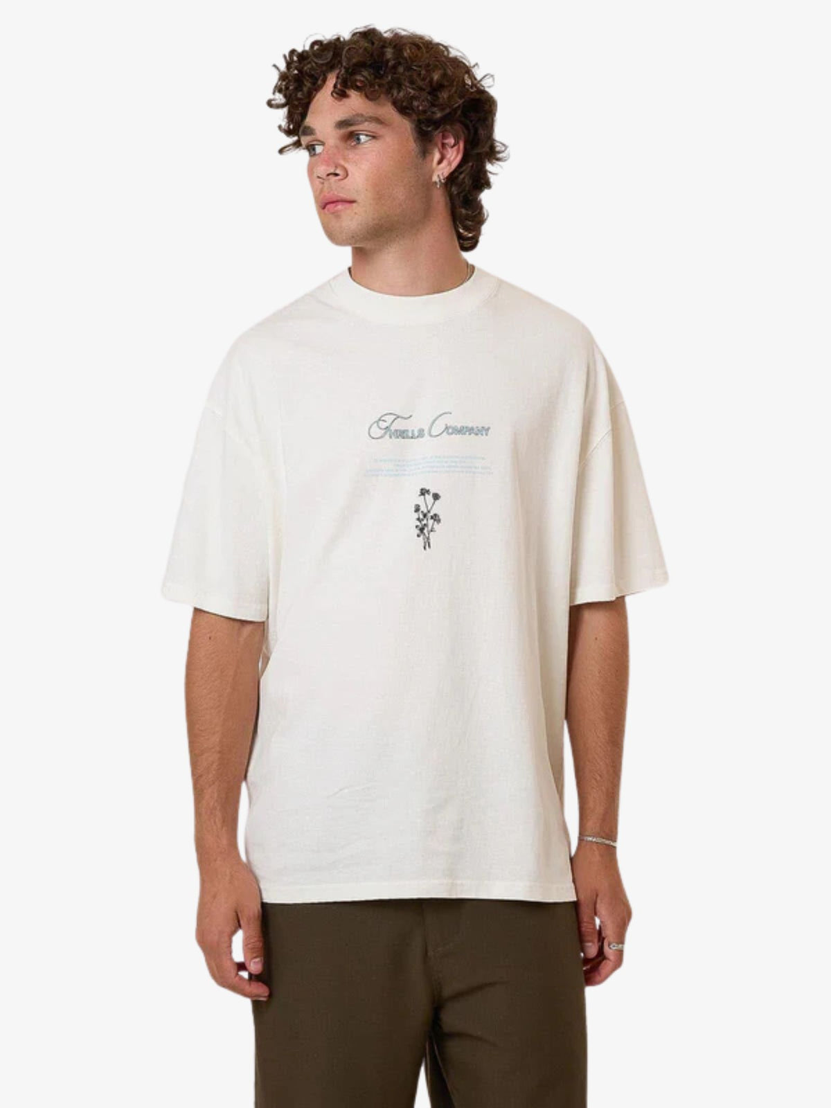 Thrills Adaptation To Gravitation Box Fit Tee | Snow White