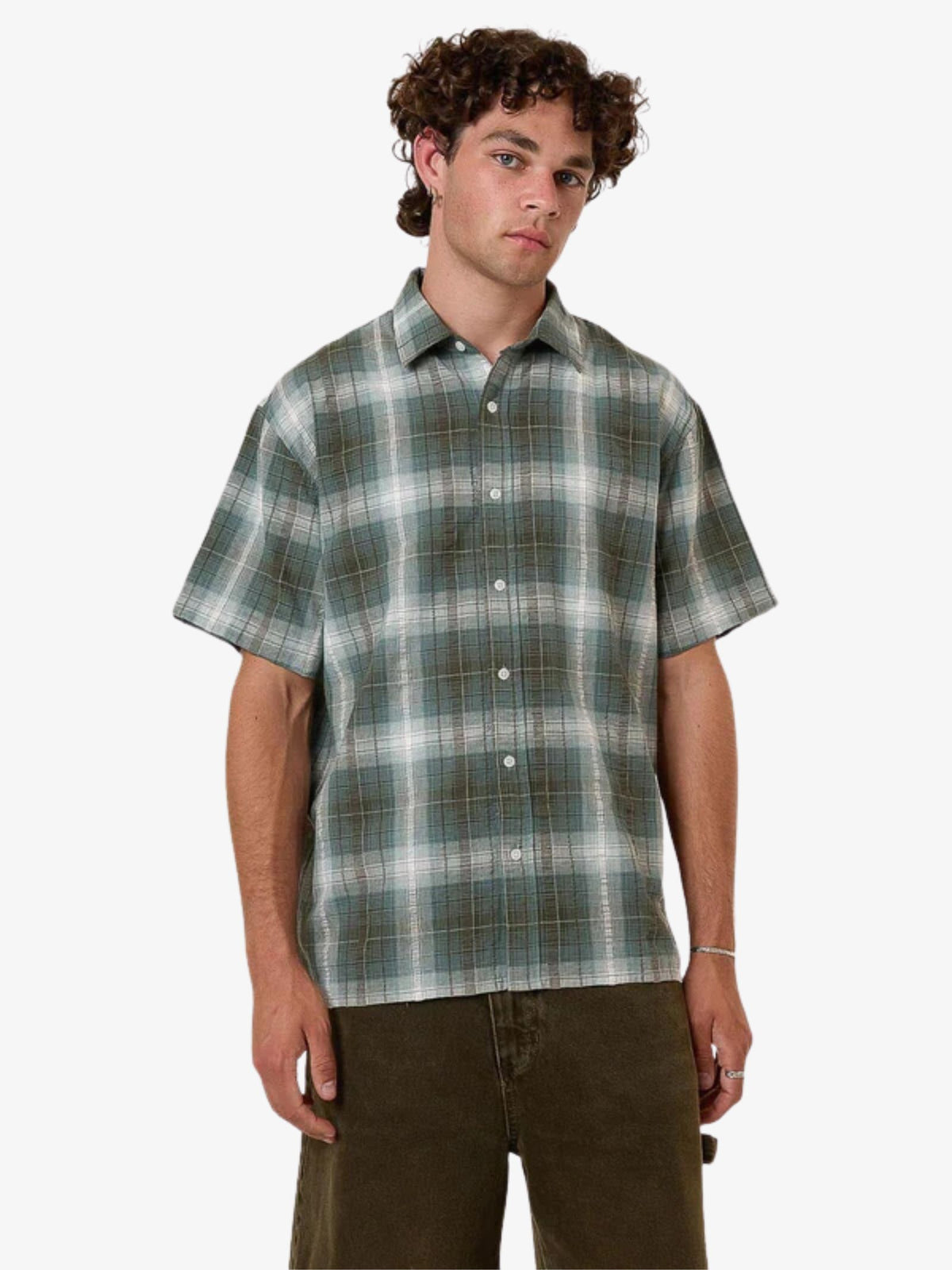 Thrills Cheap Thrills Check Cropped Shirt | Tarmac